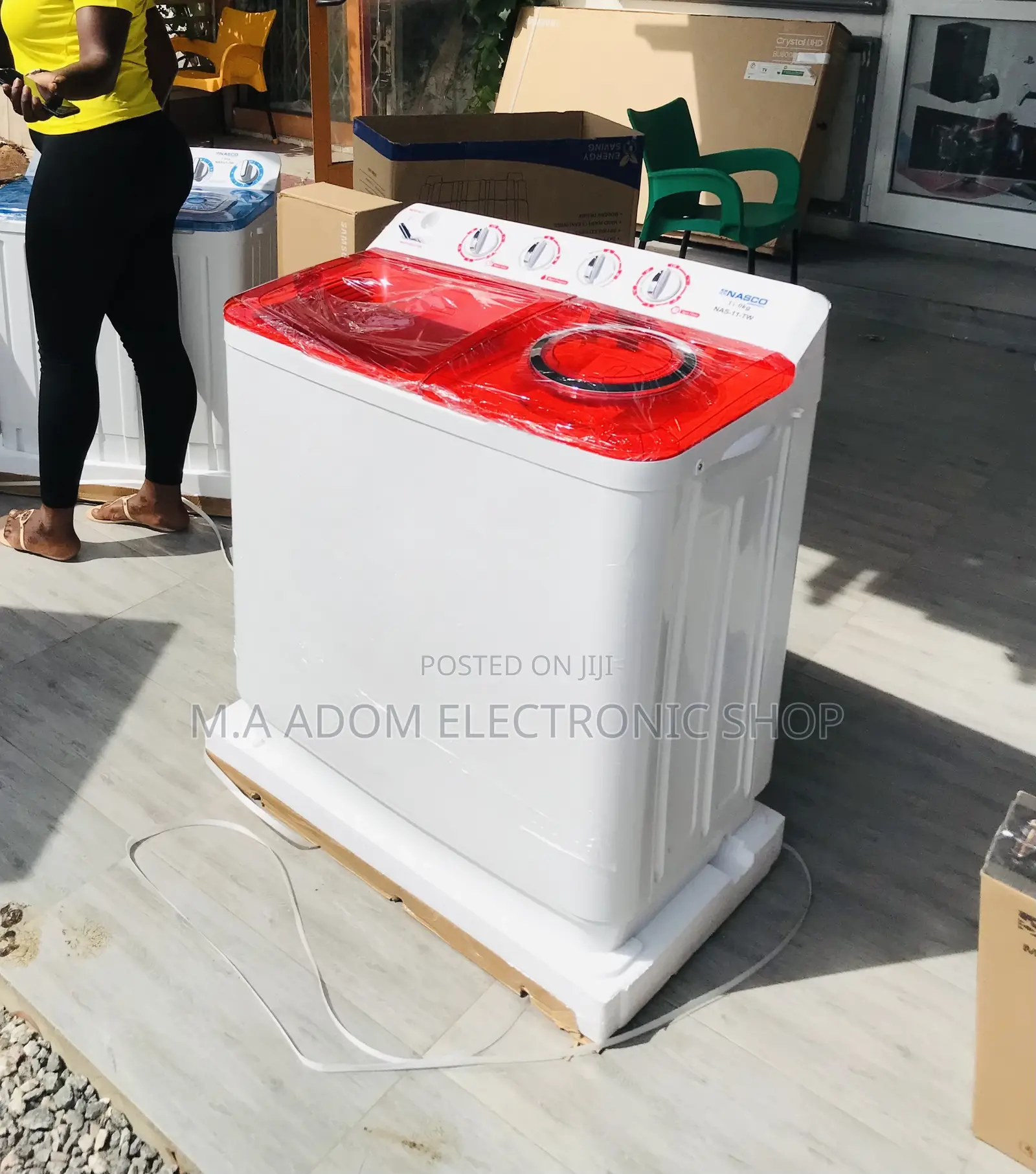 Original Nasco 11kg Semi-Automatic Washing Machine.