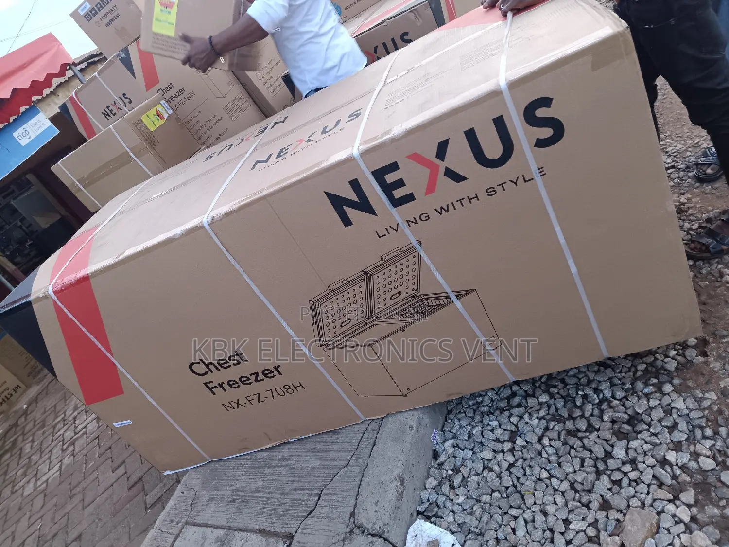Nexus 710ltr Double Door Chest Freezer