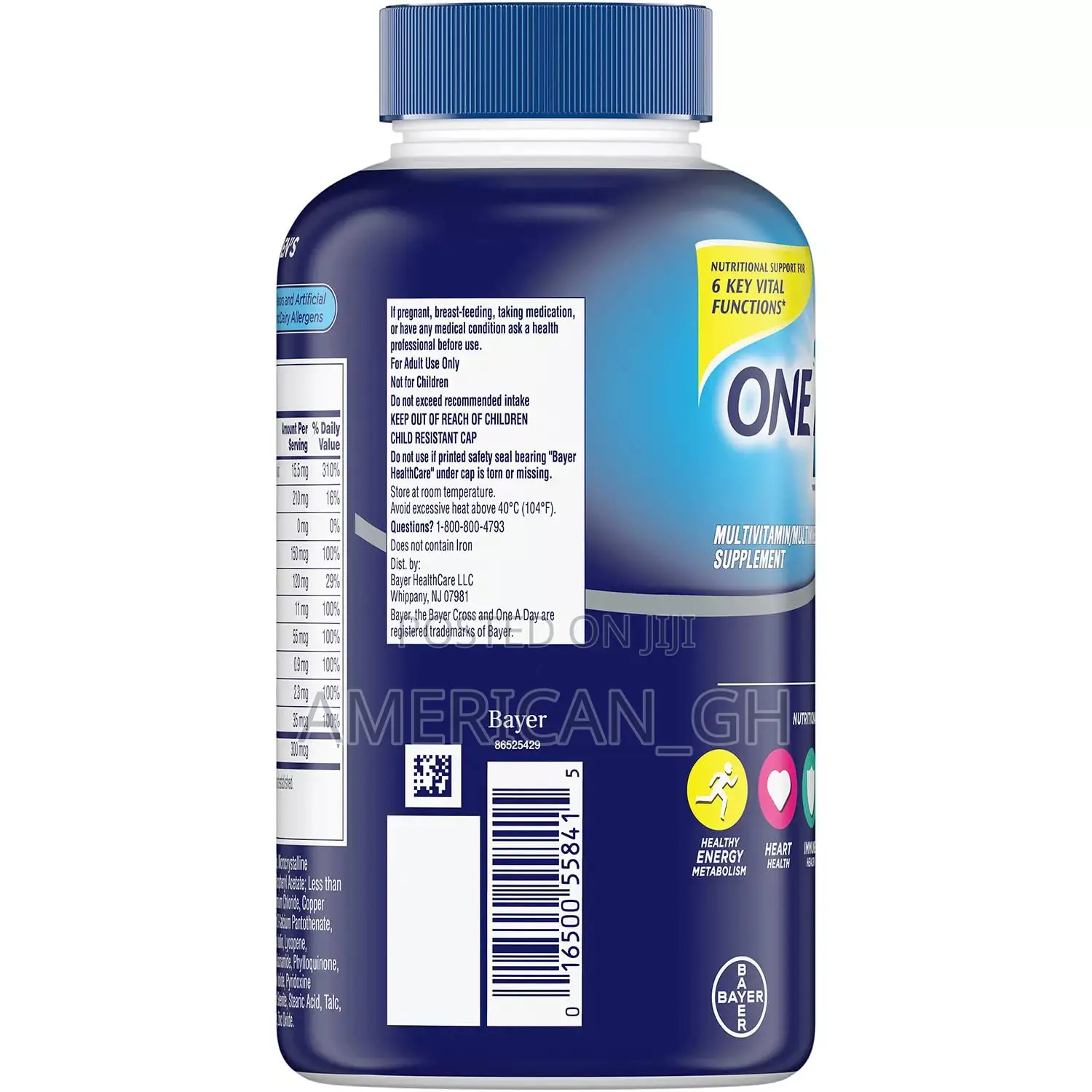 One a Day Men's Health Formula Multivitamin Tablet 300 Count