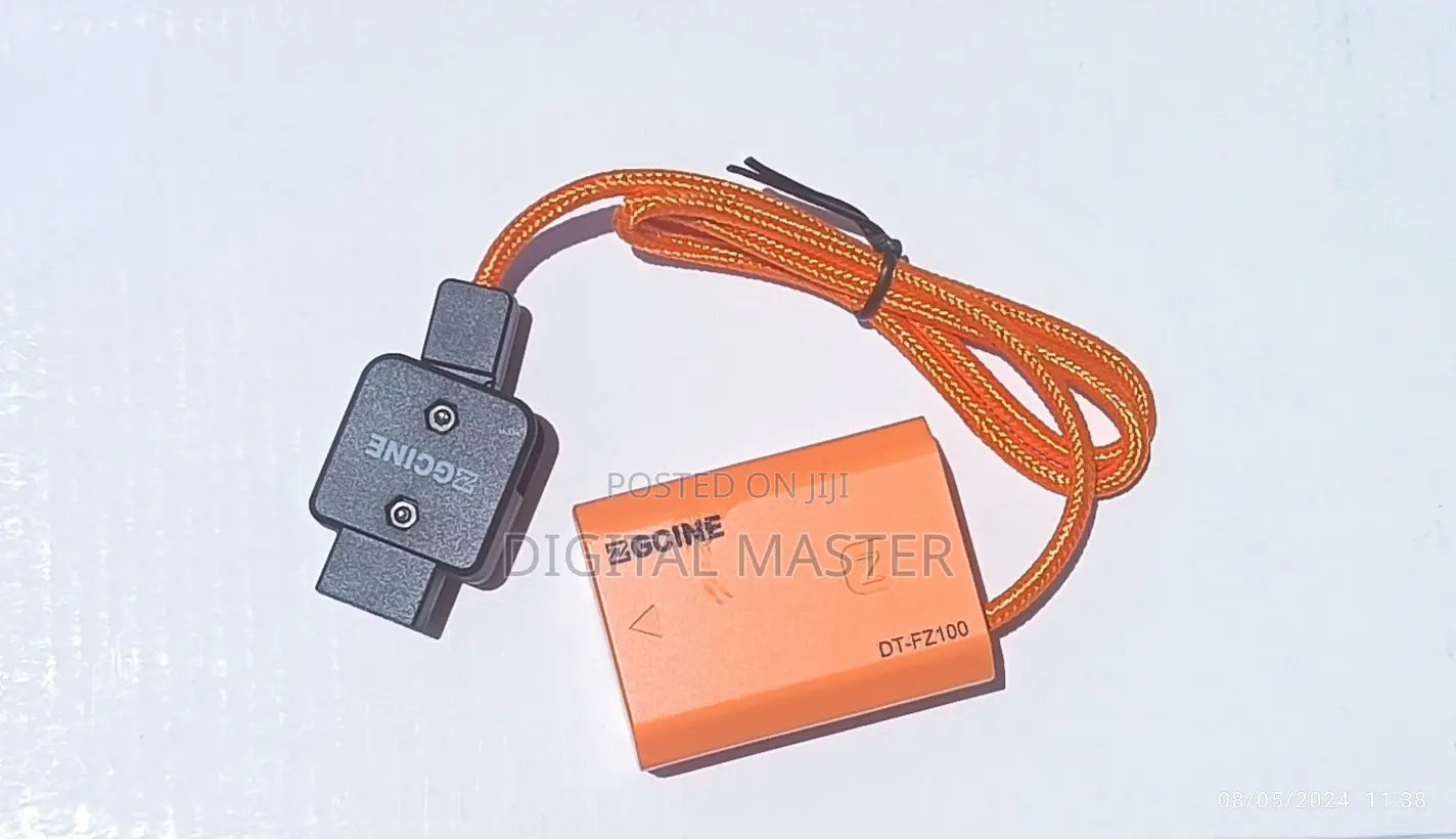 D-tap To FZ100 Dummy Battery Cable (Braided Wire)