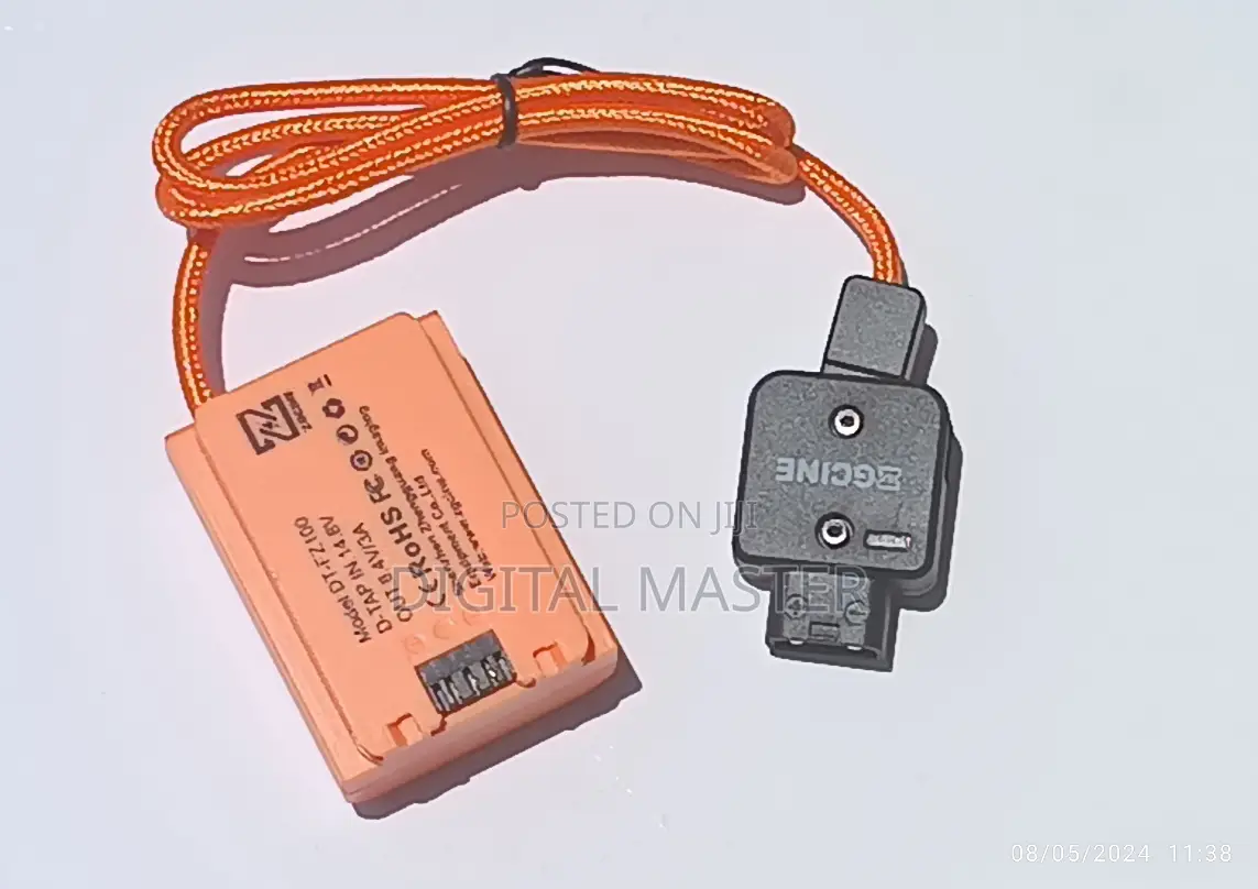 D-tap To FZ100 Dummy Battery Cable (Braided Wire)