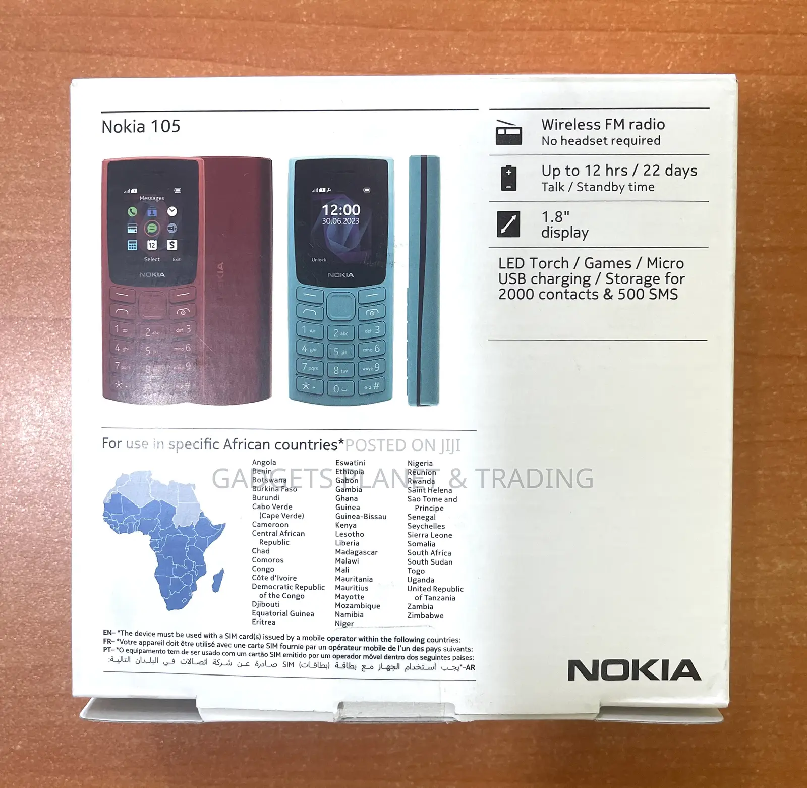 New Nokia 105 Black