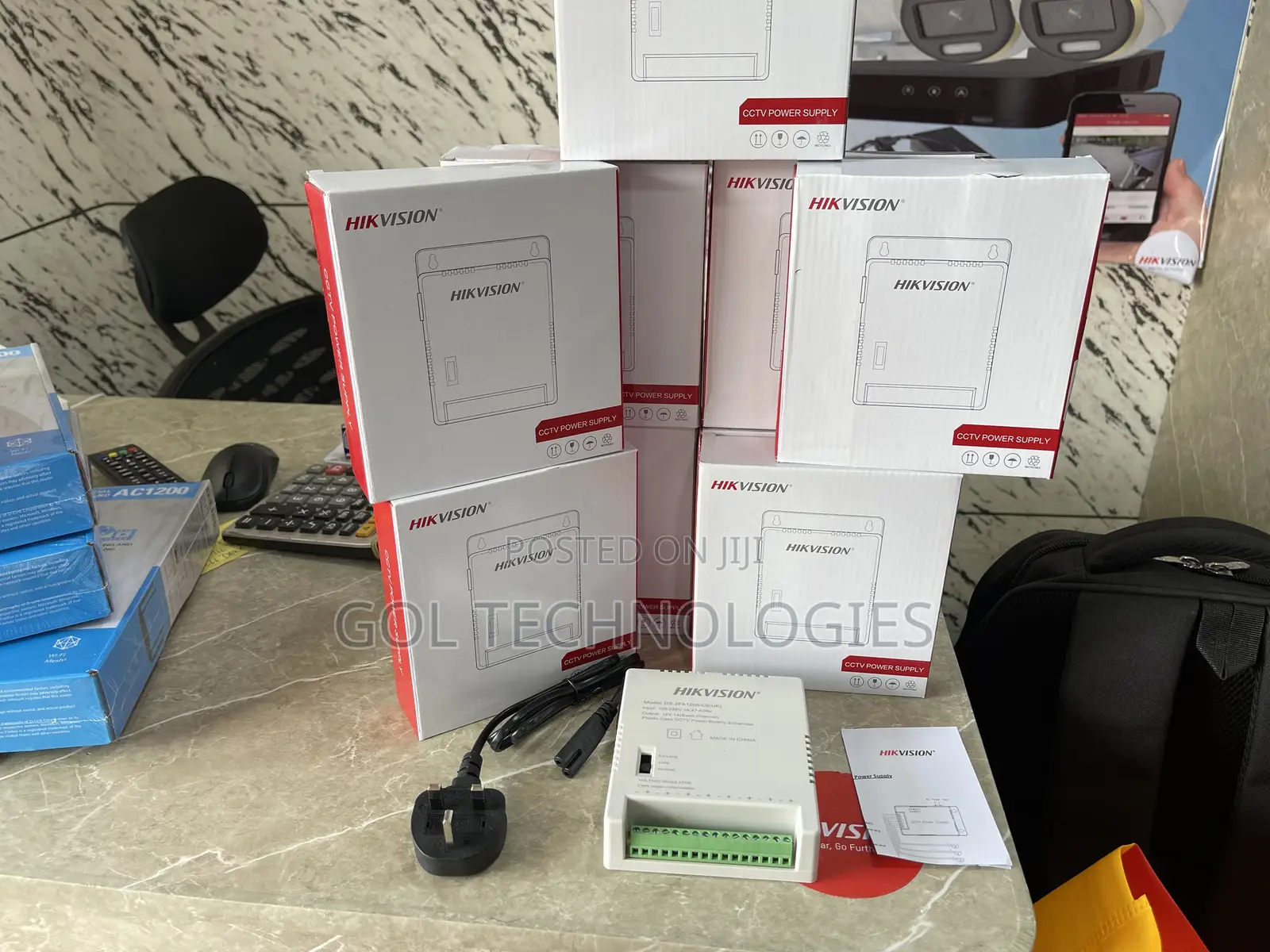 8channels CCTV Power Supply Hikvision 8CH