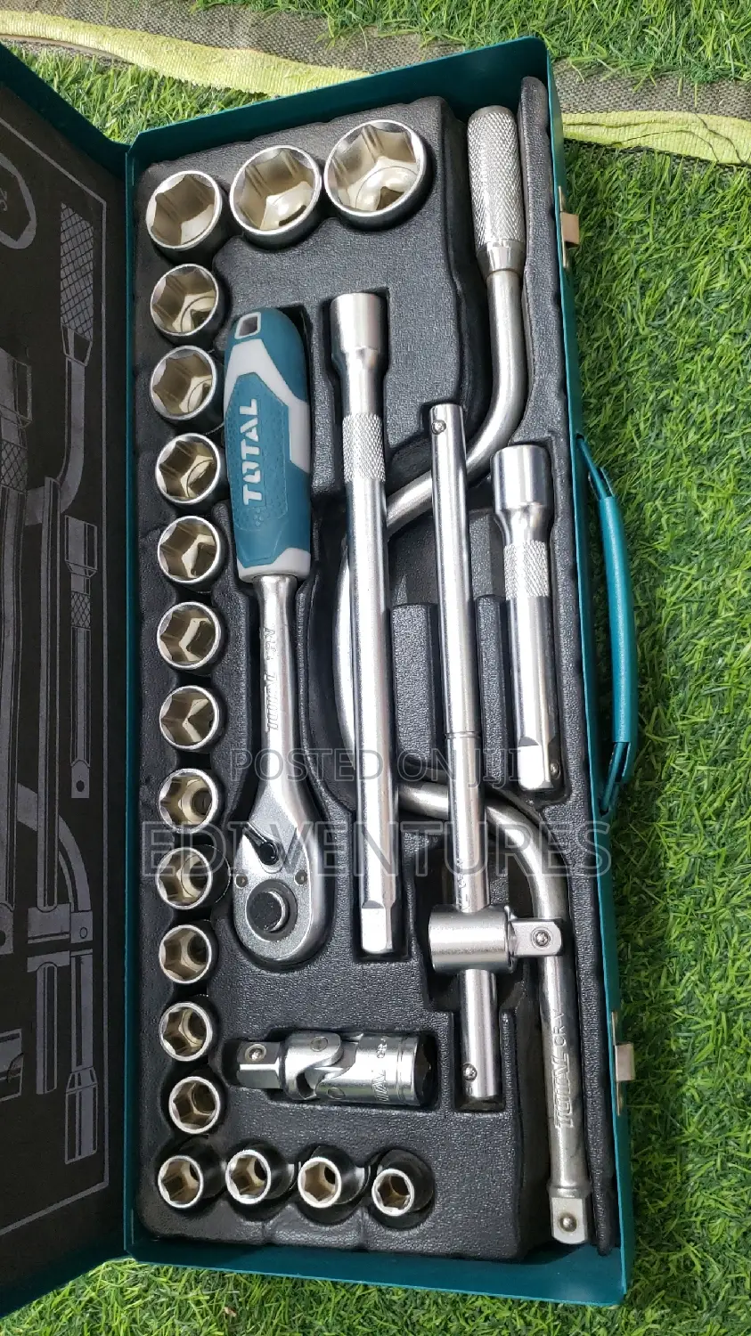 Total 24 PCS 1/2" Socket Set