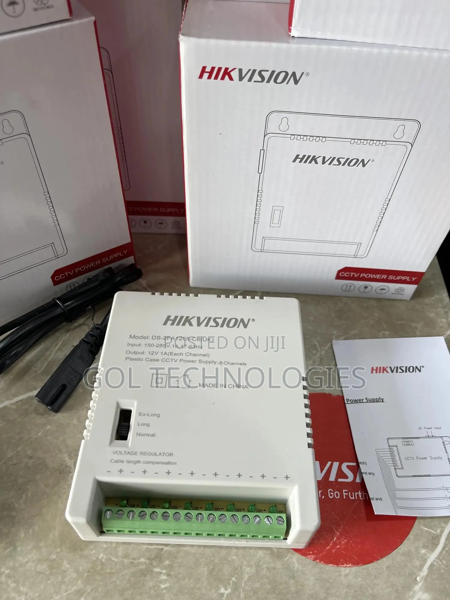 8channels CCTV Power Supply Hikvision 8CH