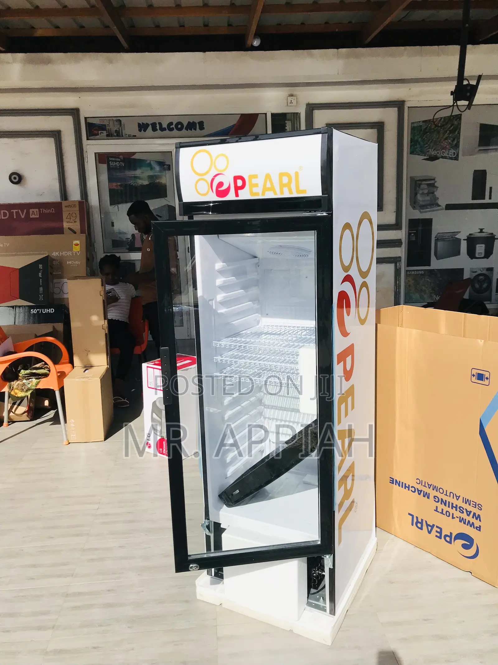 Latest and Affordable Pearl PVC 316 1 Door Beverage Cooler.