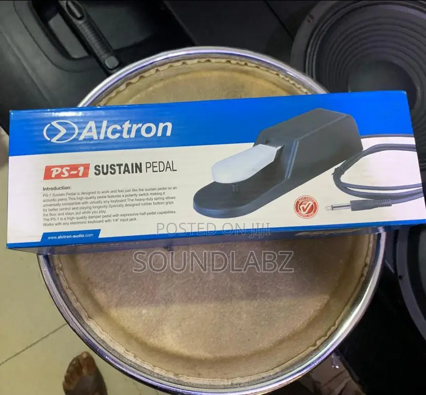 Alctron Ps-1 Metal Universal Sustain Pedal, Realism Pedal