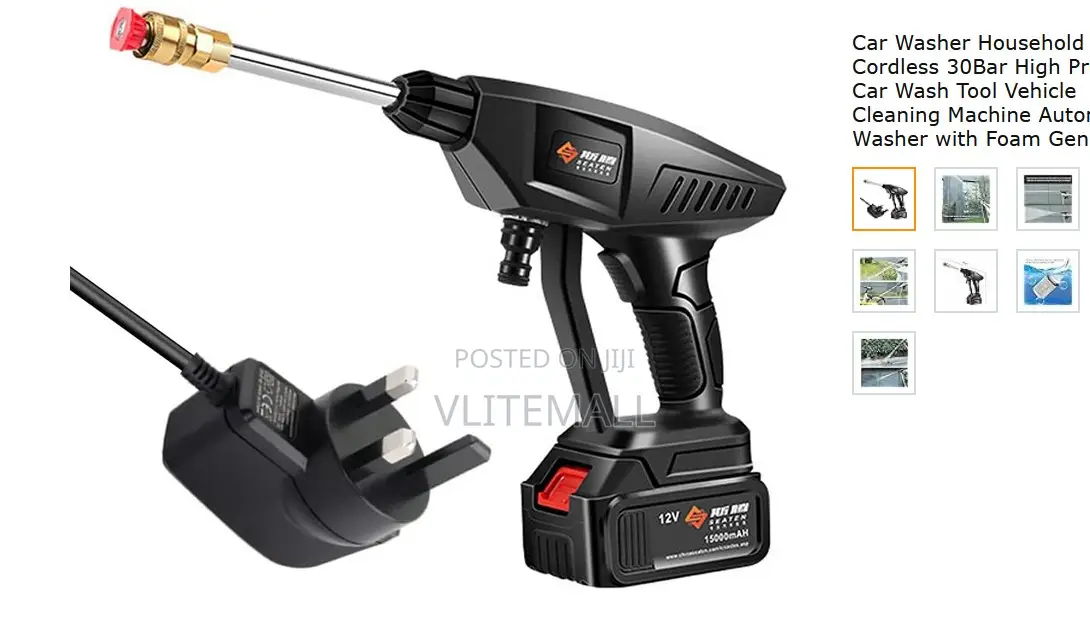Cordless Lithium Battery Car Wash Machin