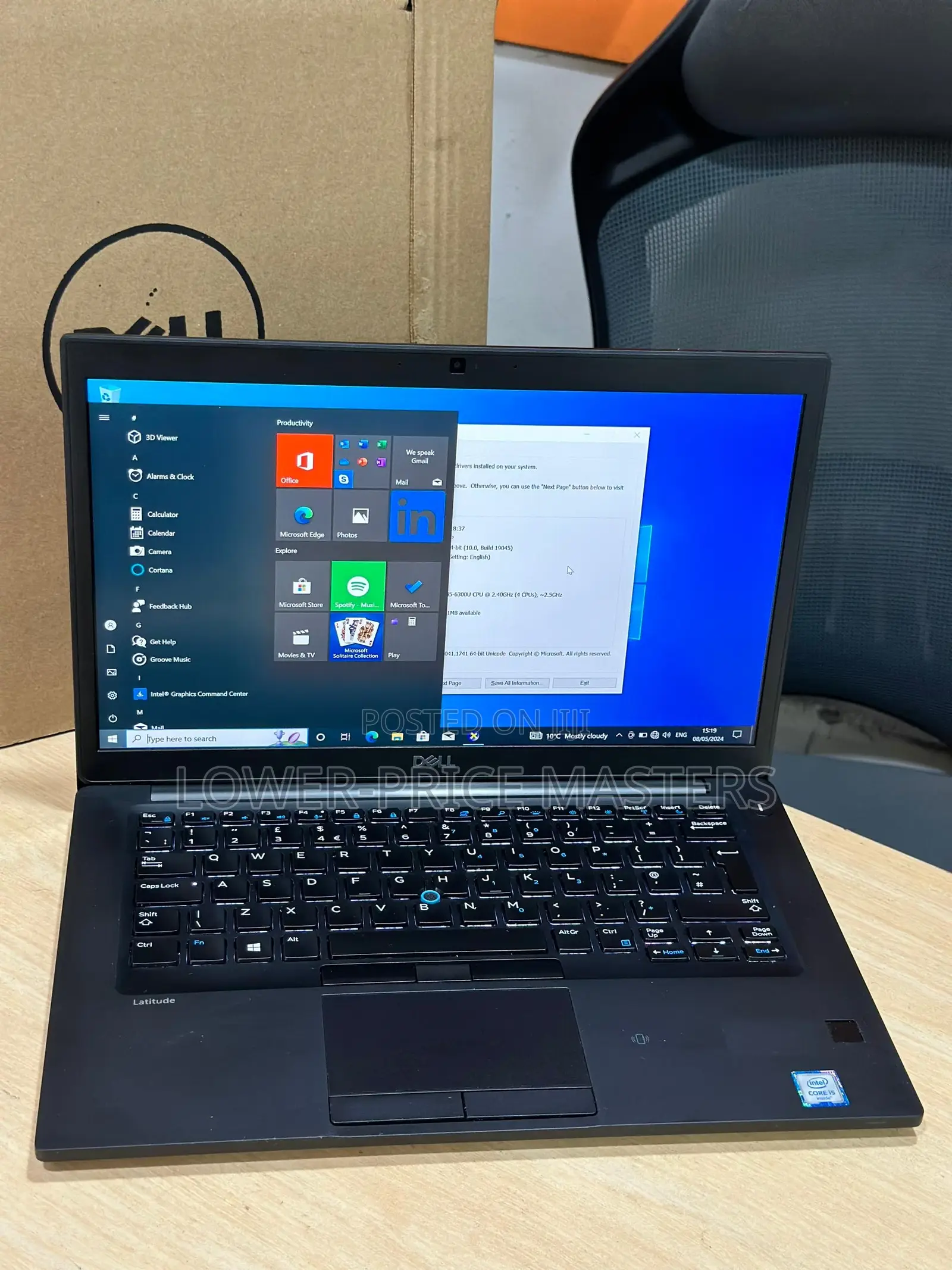 New Laptop Dell Latitude 7480 8GB Intel Core I5 SSD 256GB