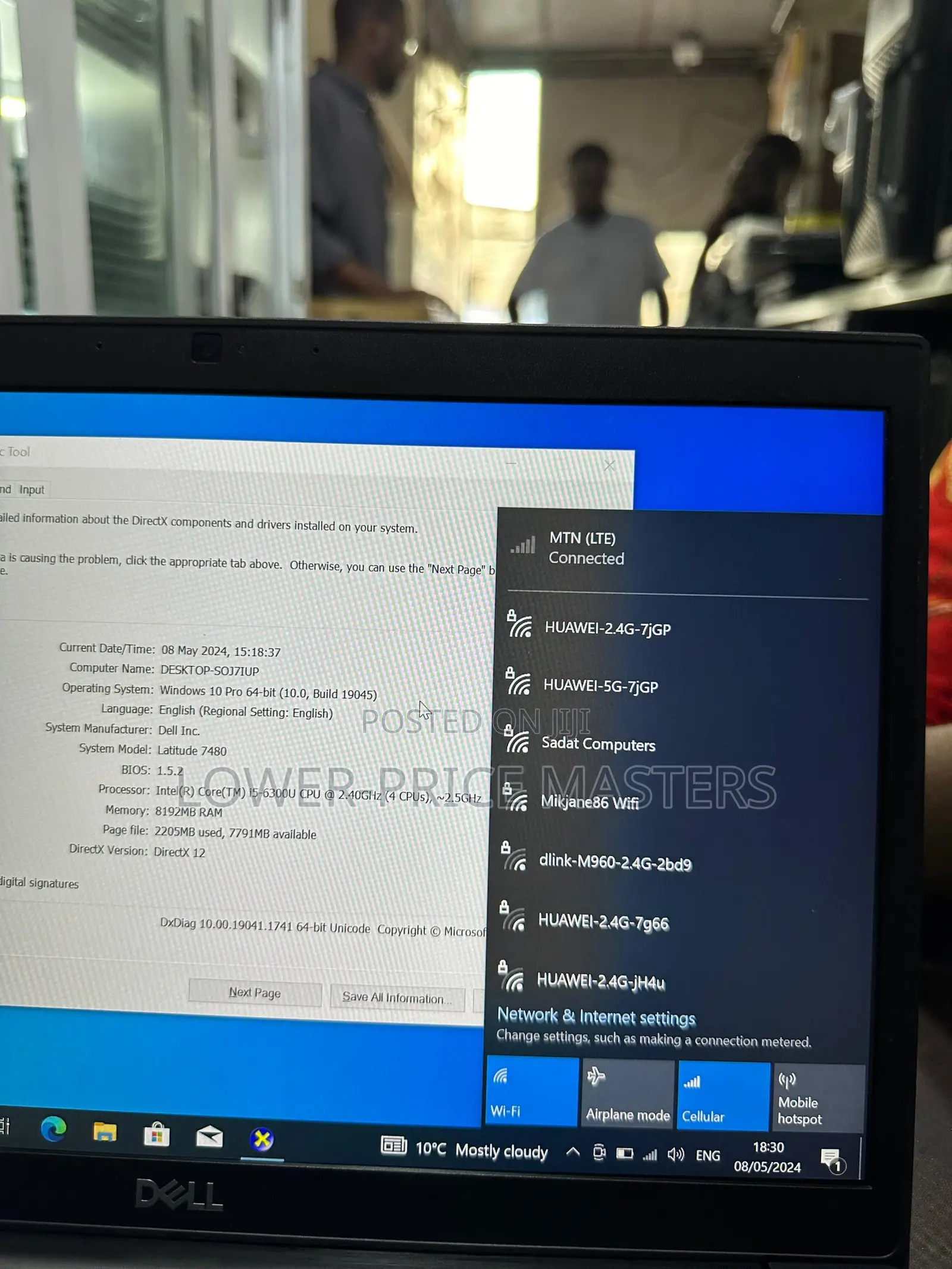 New Laptop Dell Latitude 7480 8GB Intel Core I5 SSD 256GB