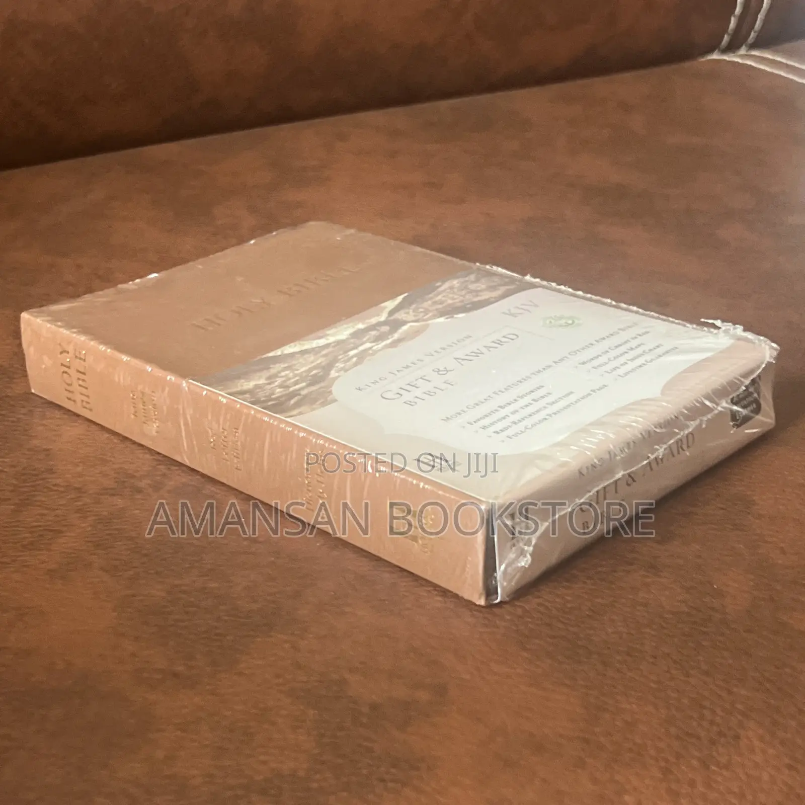 Leather Cover KJV Bible Slim