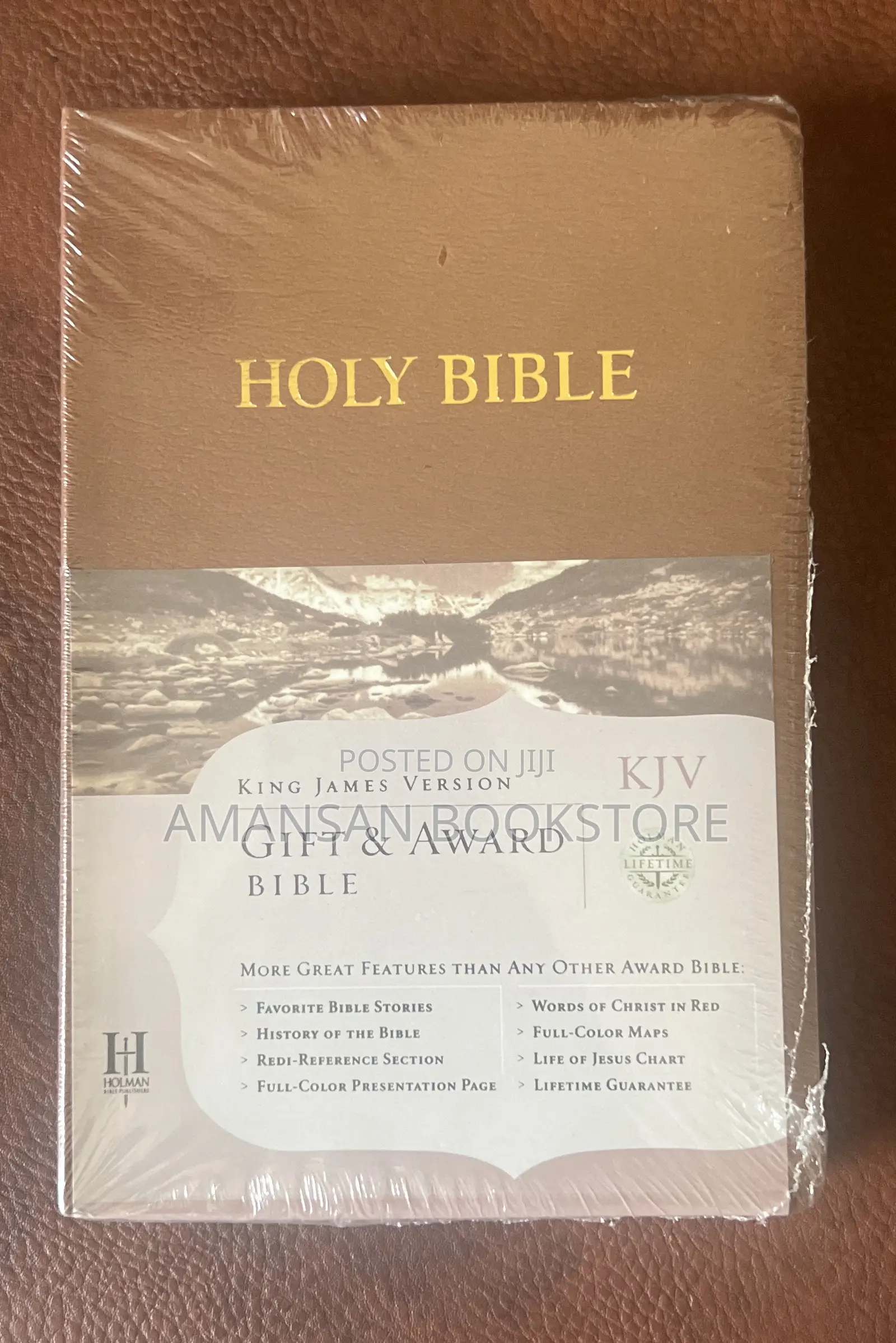 Leather Cover KJV Bible Slim