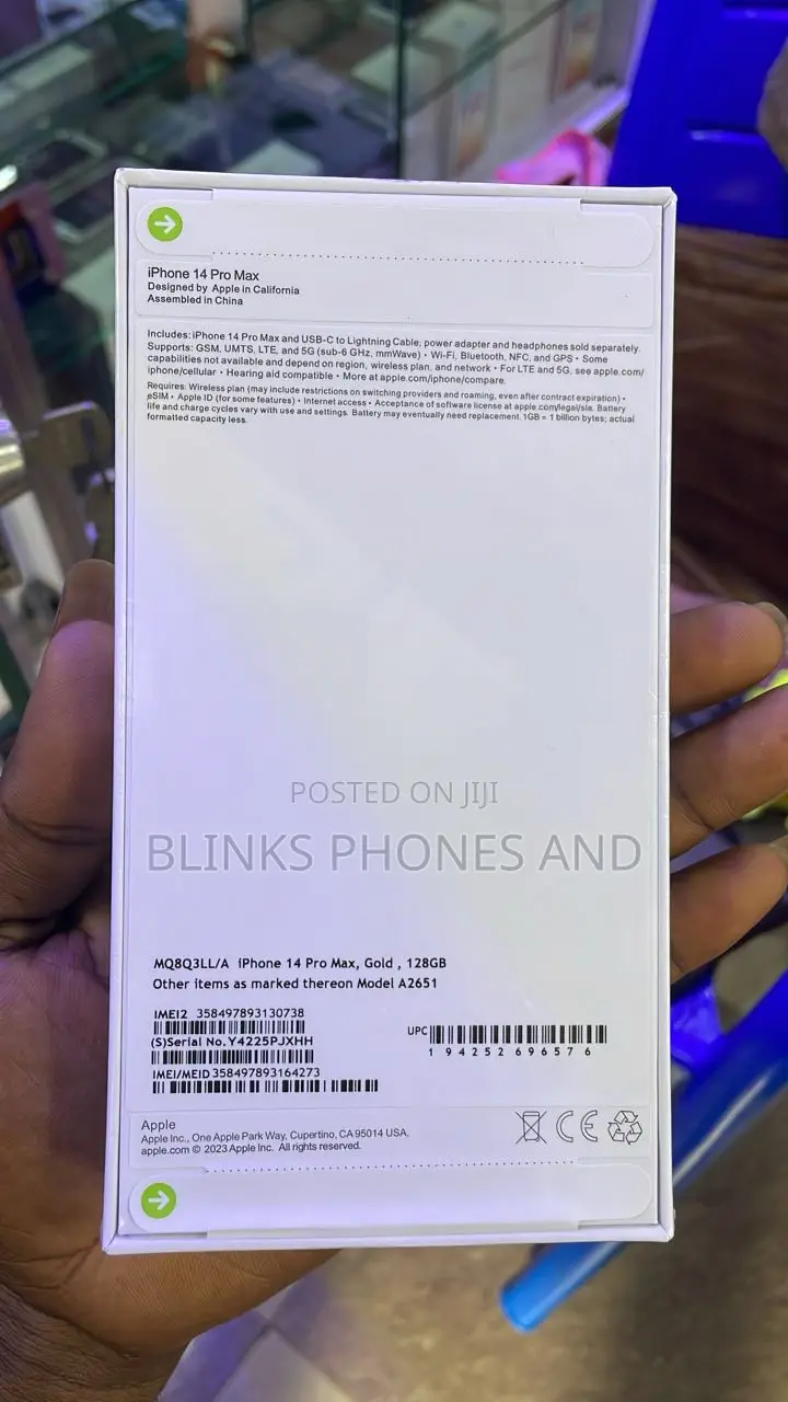 New Apple iPhone 14 Pro Max 128 GB Gold