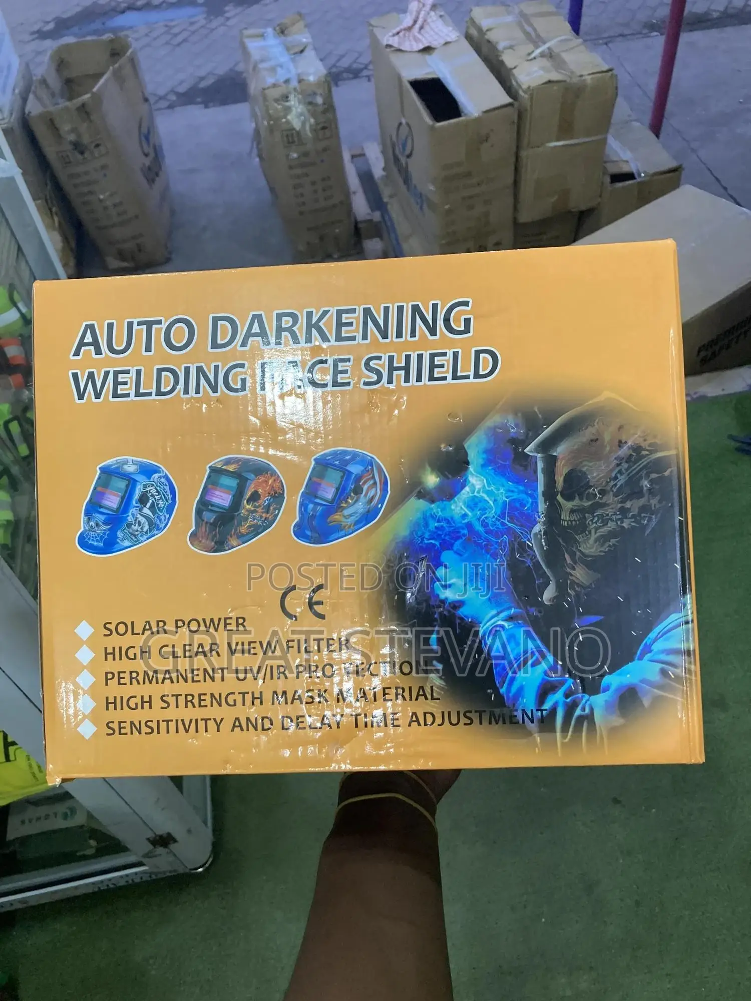 Auto Darkening Welding Face Shield