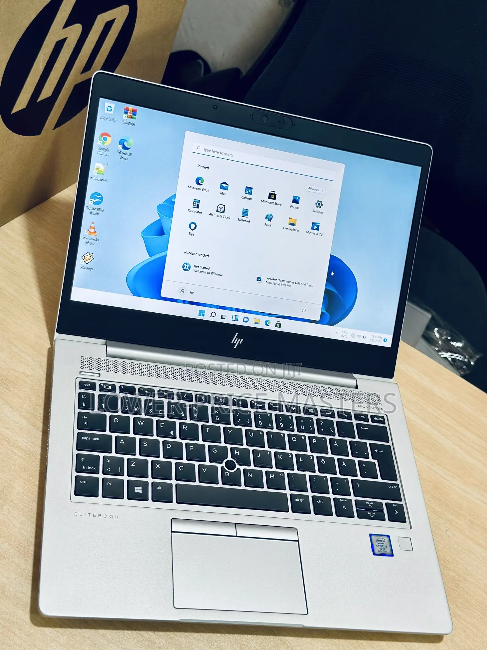 New Laptop HP EliteBook 830 G5 8GB Intel Core I5 SSD 256GB
