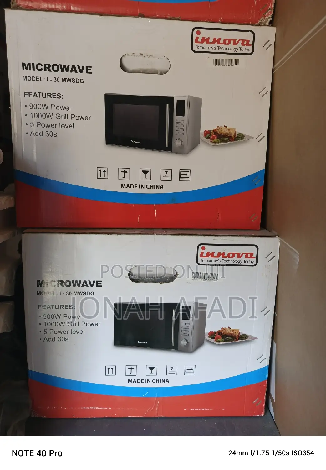 Innova Microwave Oven With Grill-30liters (I-30mw)
