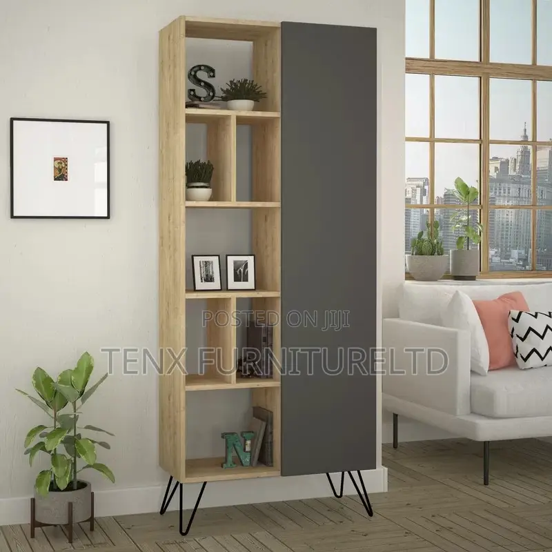 Bookcase / Bookshelves (Anthracite and Oak)