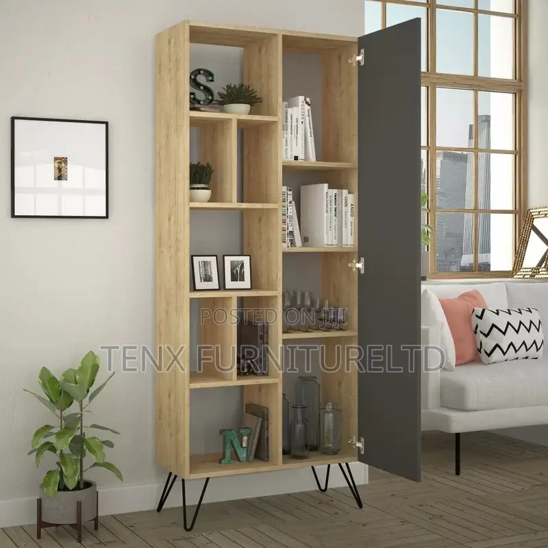 Bookcase / Bookshelves (Anthracite and Oak)