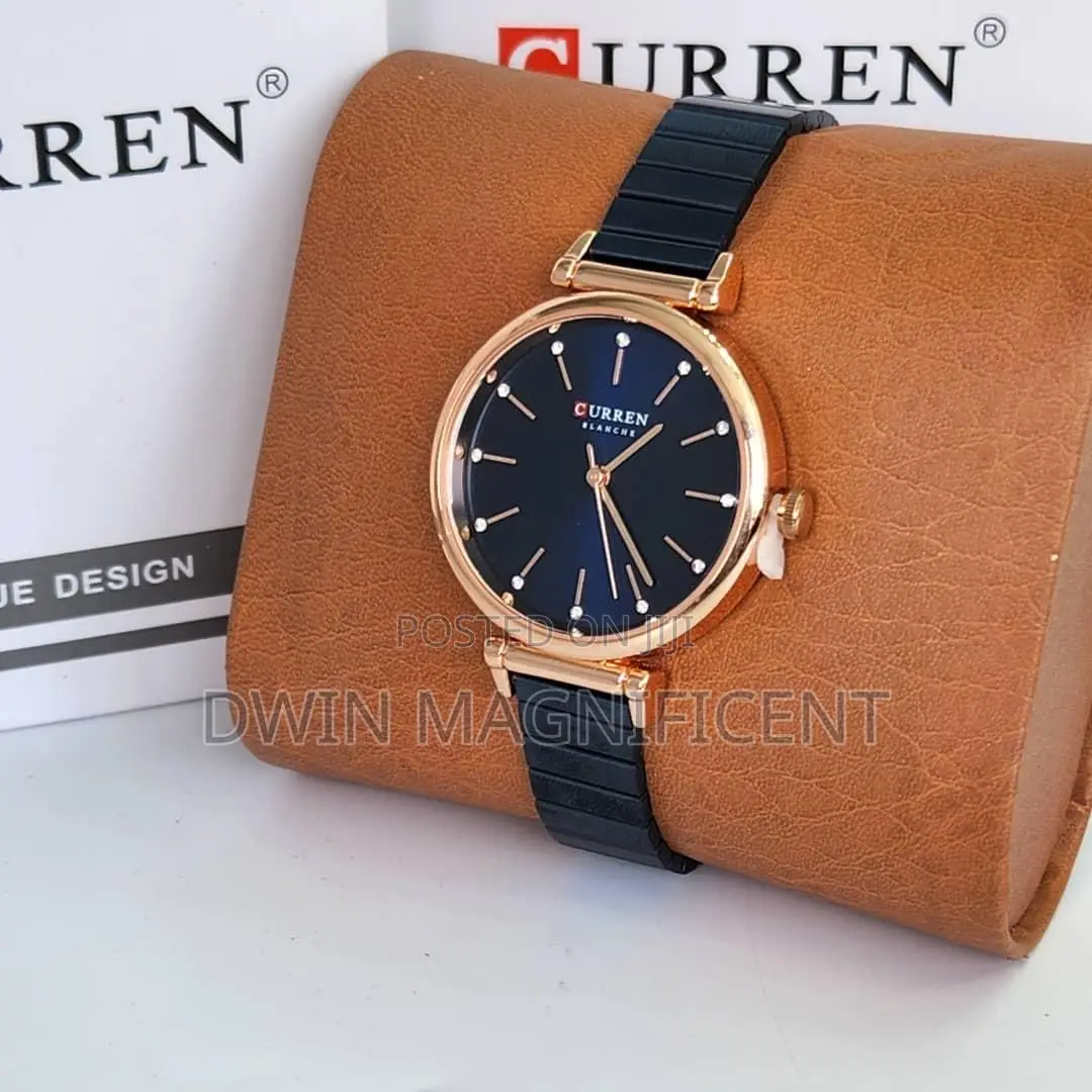 Blue Black Curren Ladies Watches