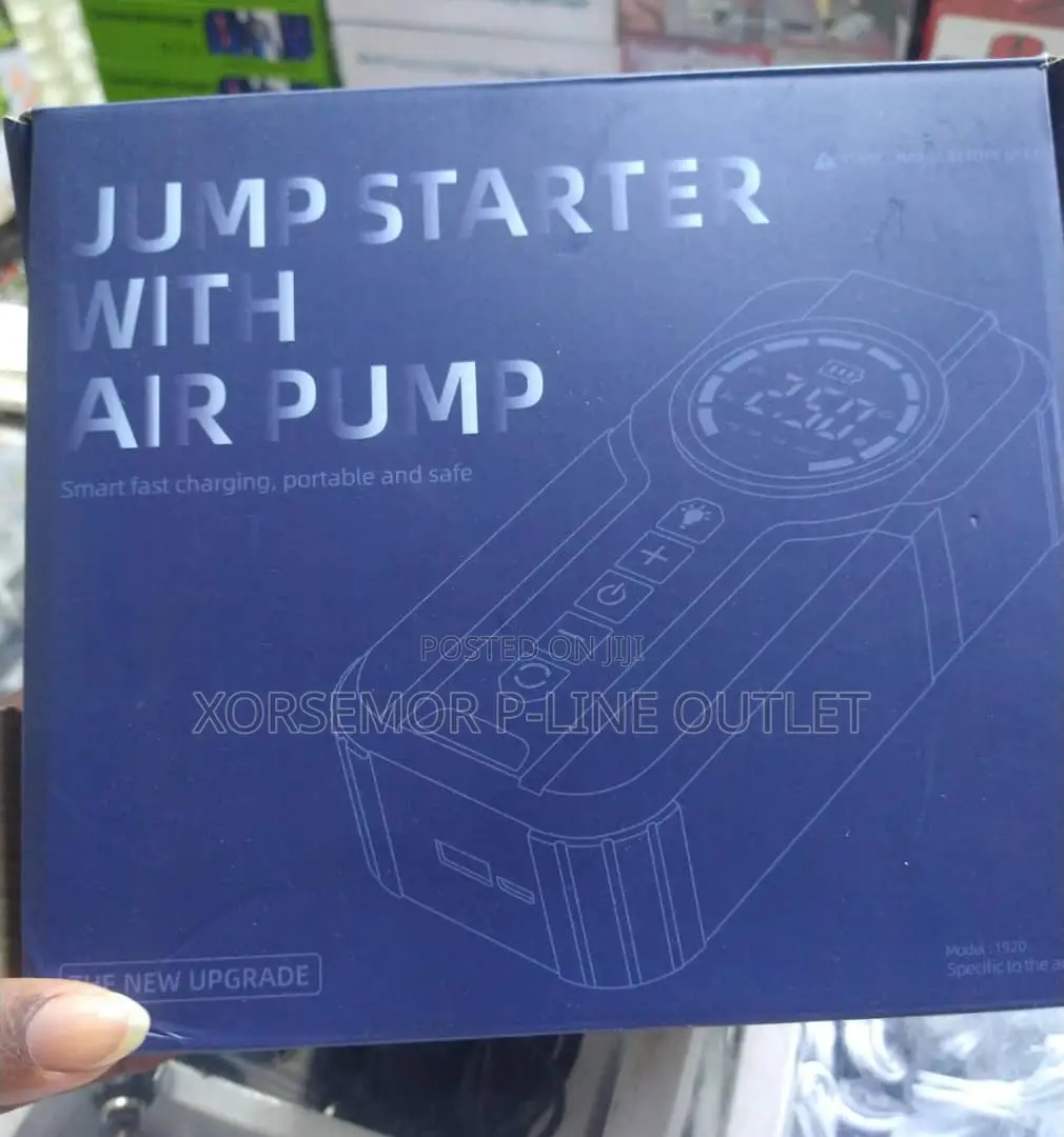 Car Jump Starter With Pump
