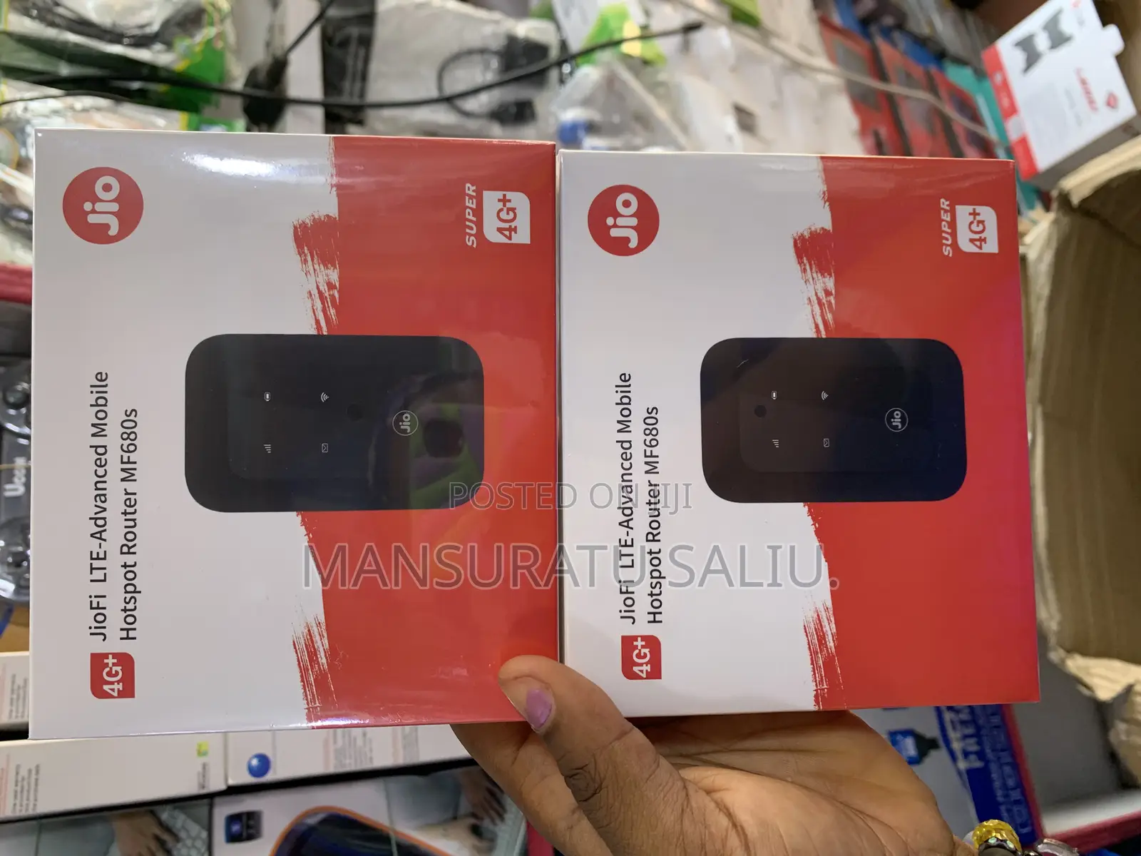 4g+ Jiofi Lte-Advanced Mobile Hotspot Router Mf680s