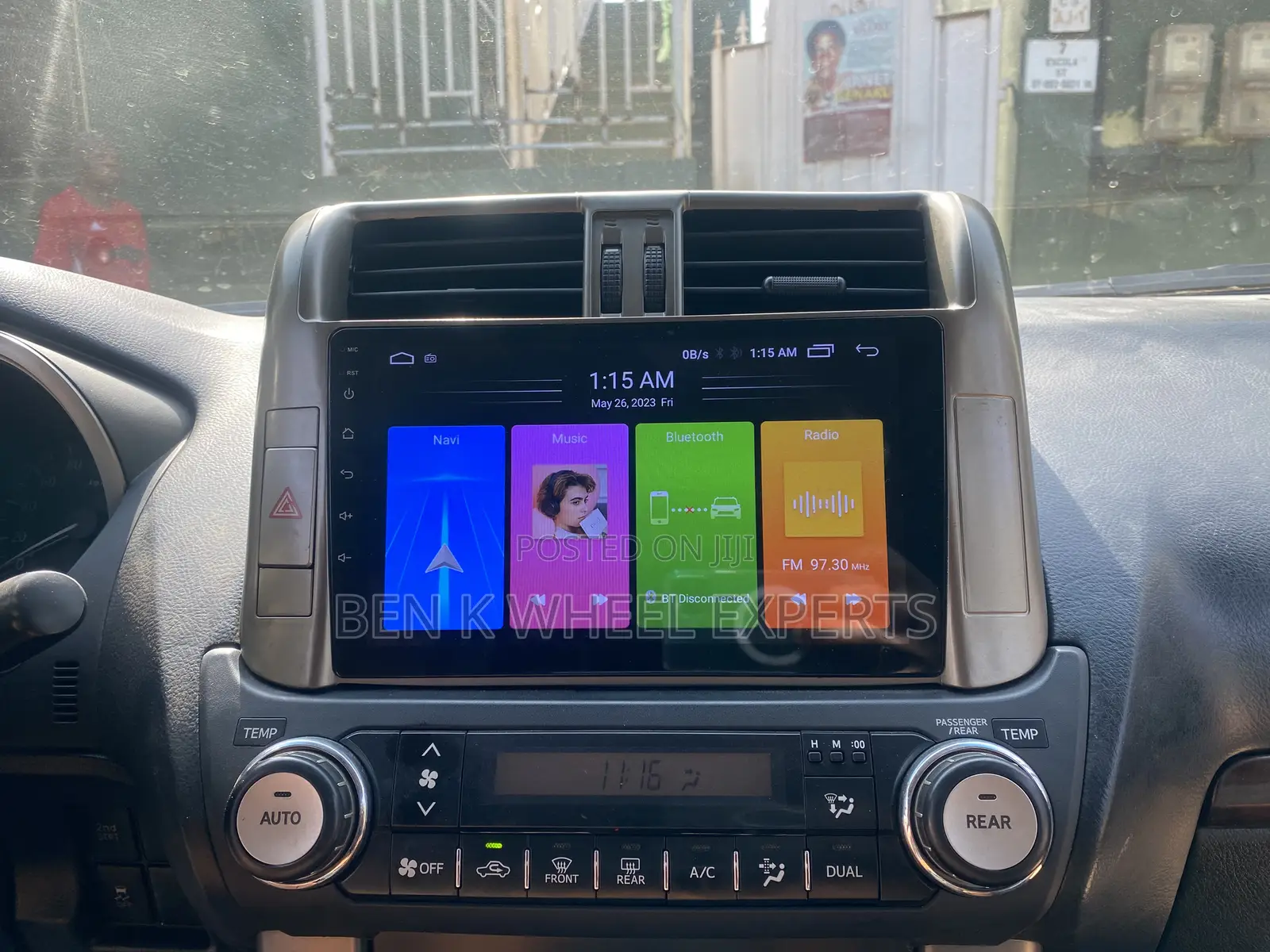 Toyota Landcruiser Prado Android Carplay Stereo