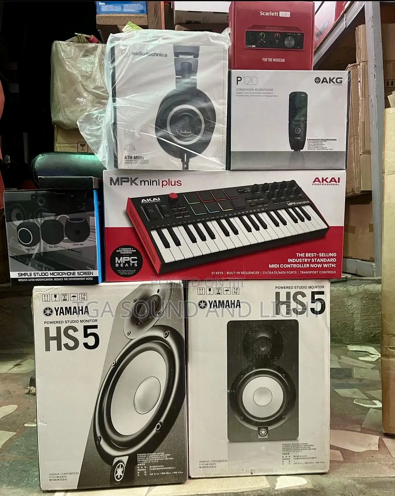 Complete Music Studio Package [Check Details]