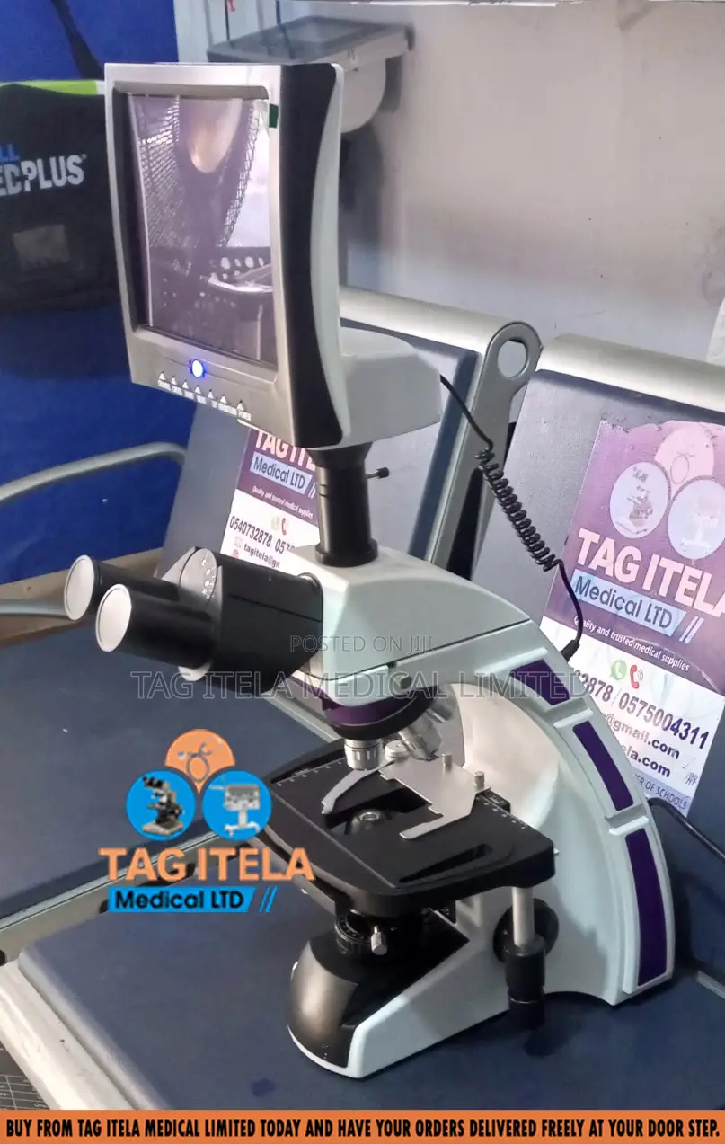 Microscope With Screen (Olympus)