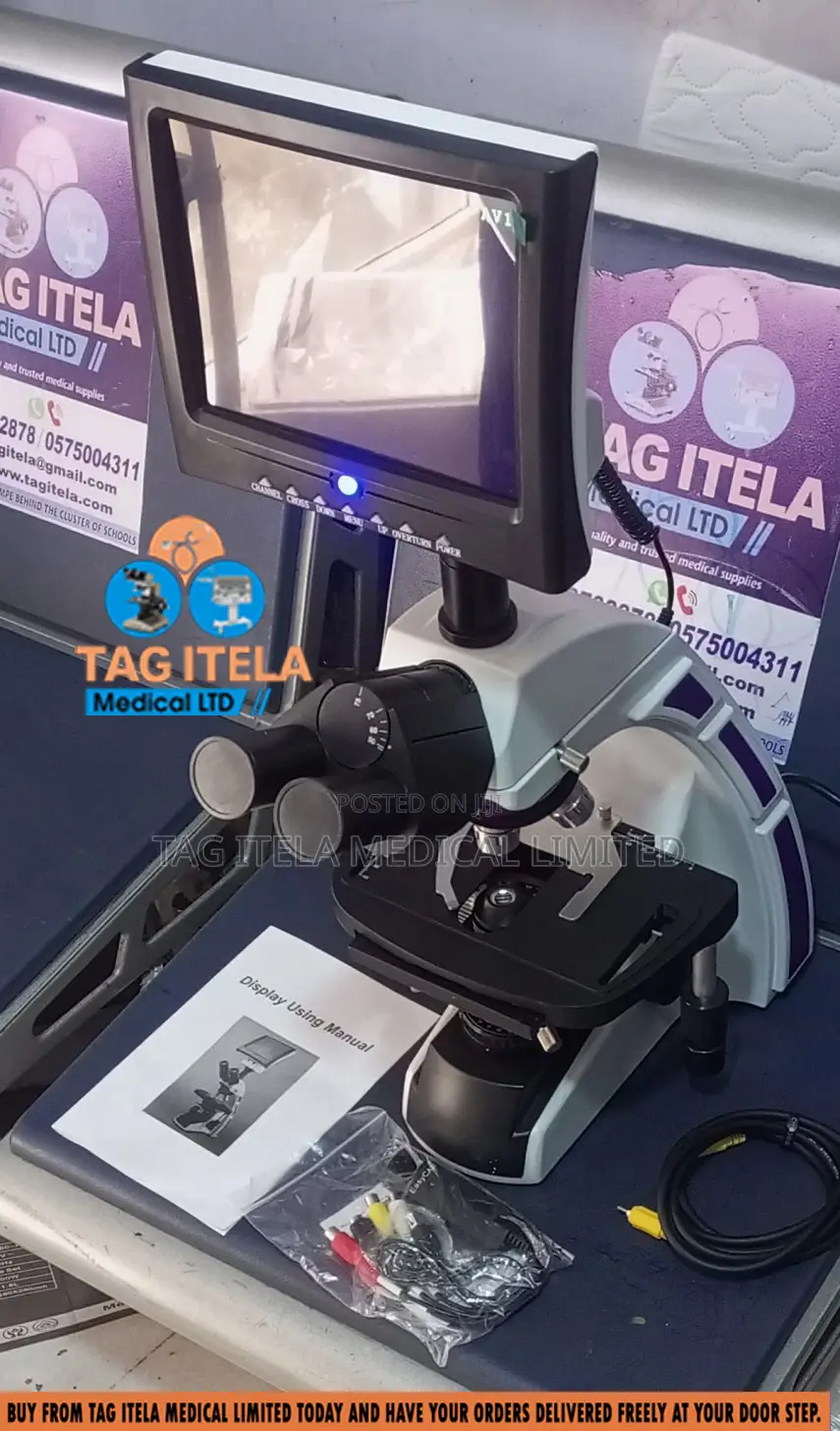 Microscope With Screen (Olympus)