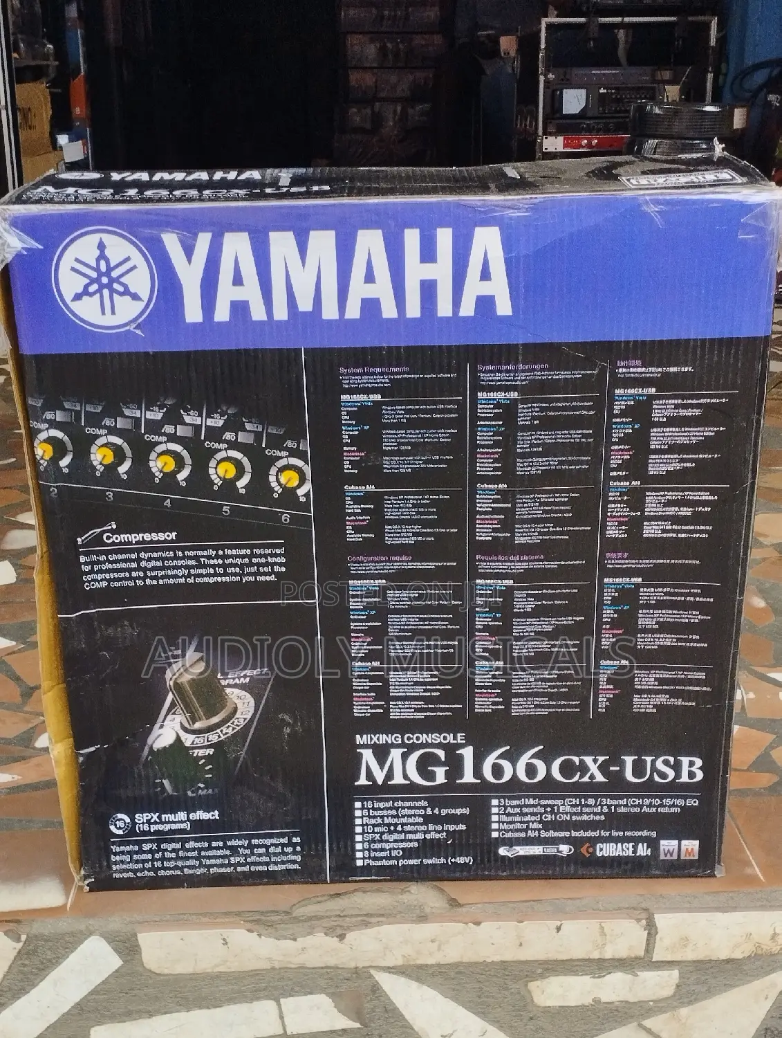 Yamaha MG166CX Professional 16channel Mixing Console