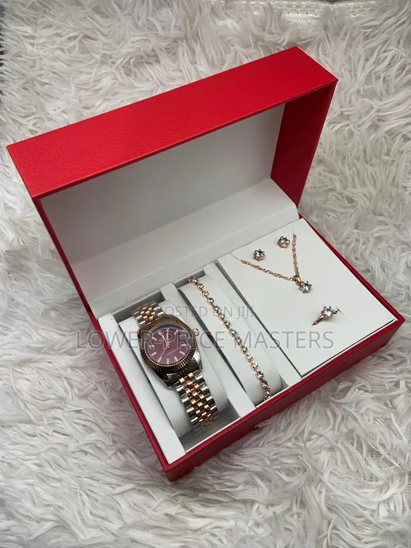 Classic Rolex Unisex Watch With Jewellery Complete Set