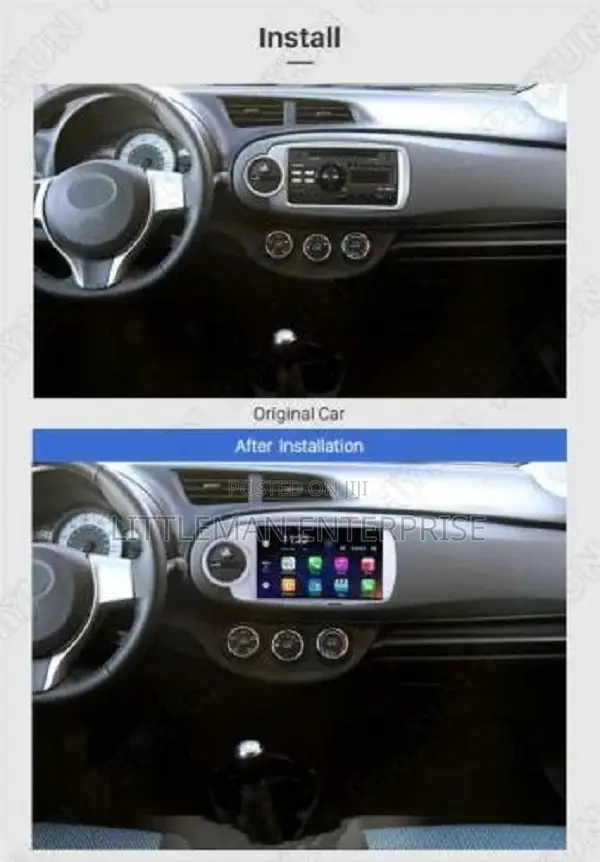 Toyota Vitz 2012-2016 Android Player