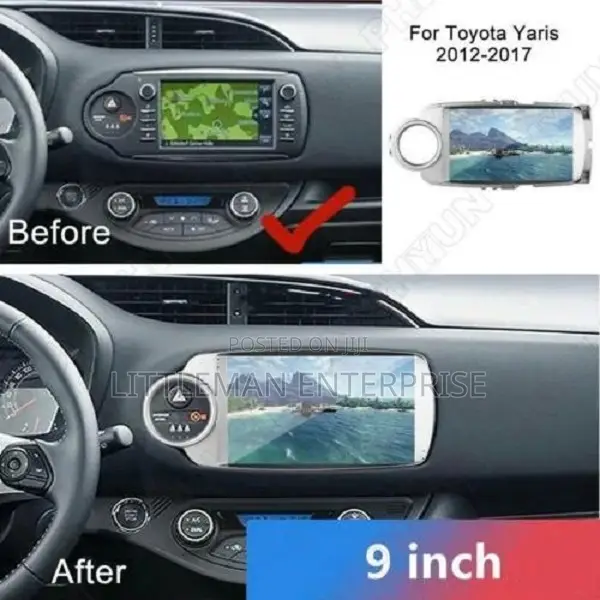 Toyota Vitz 2012-2016 Android Player