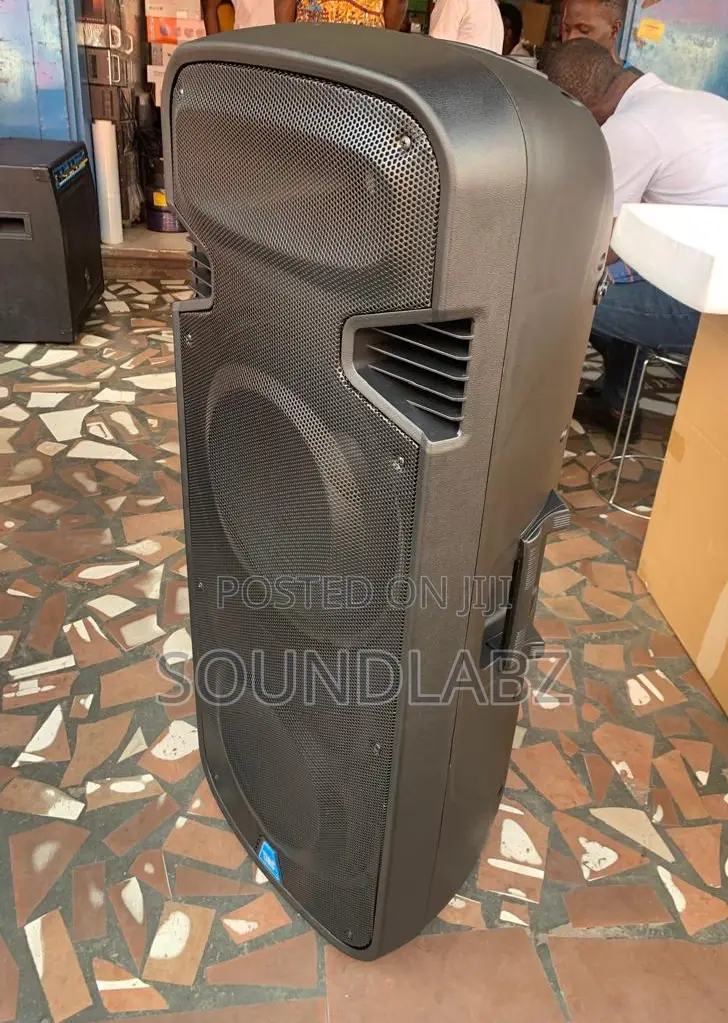 Jac-215 2×15inches Bluetooth Rechargeable Speaker With 2