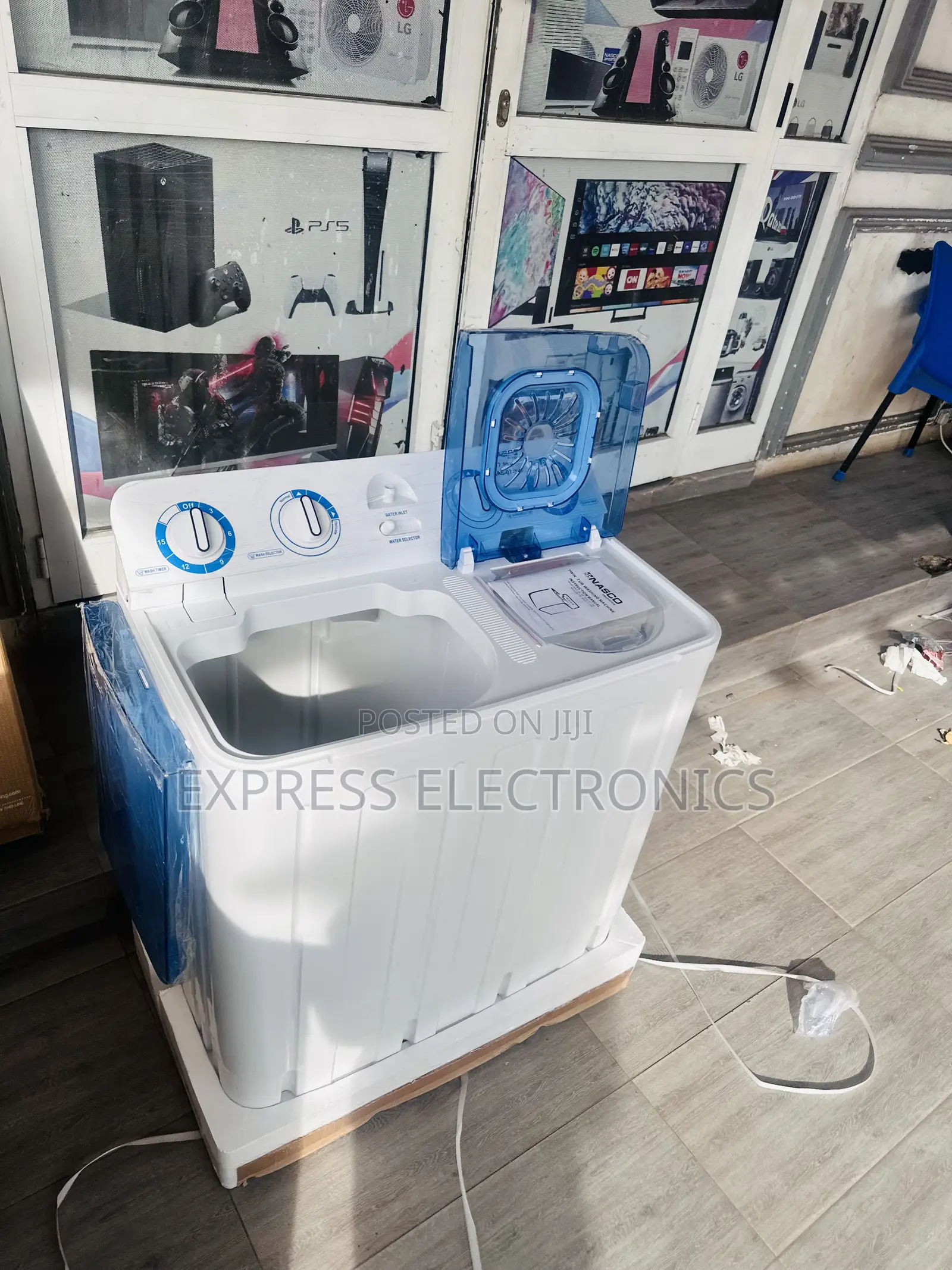 7kg Topload Semi Automatic WM Nasco White