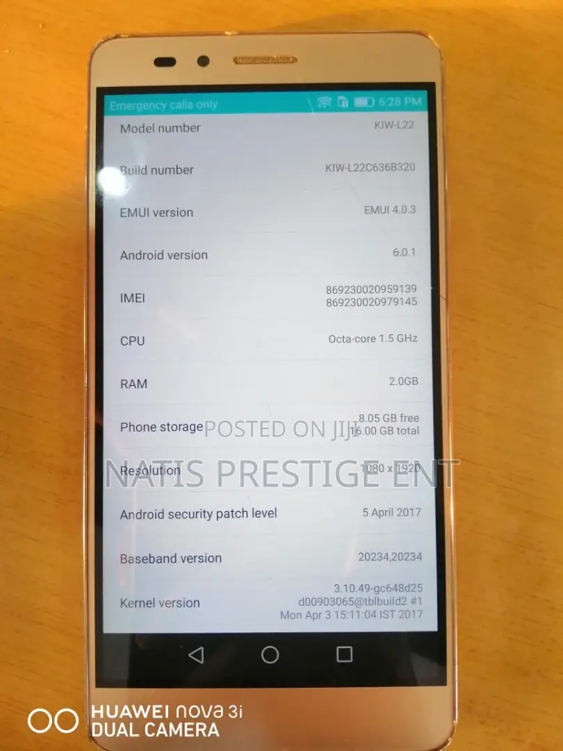 Huawei Honor 7S 16 GB Black