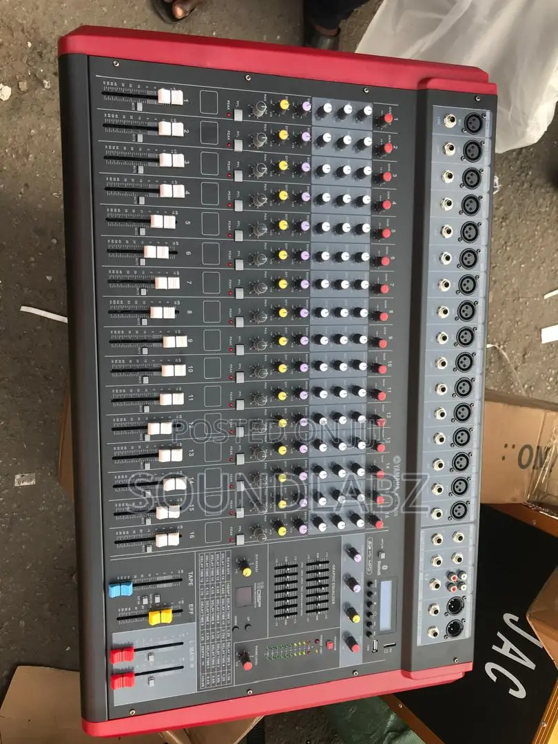 Yamaha BIX-1600 16channel Powered Mixer With USB, BT