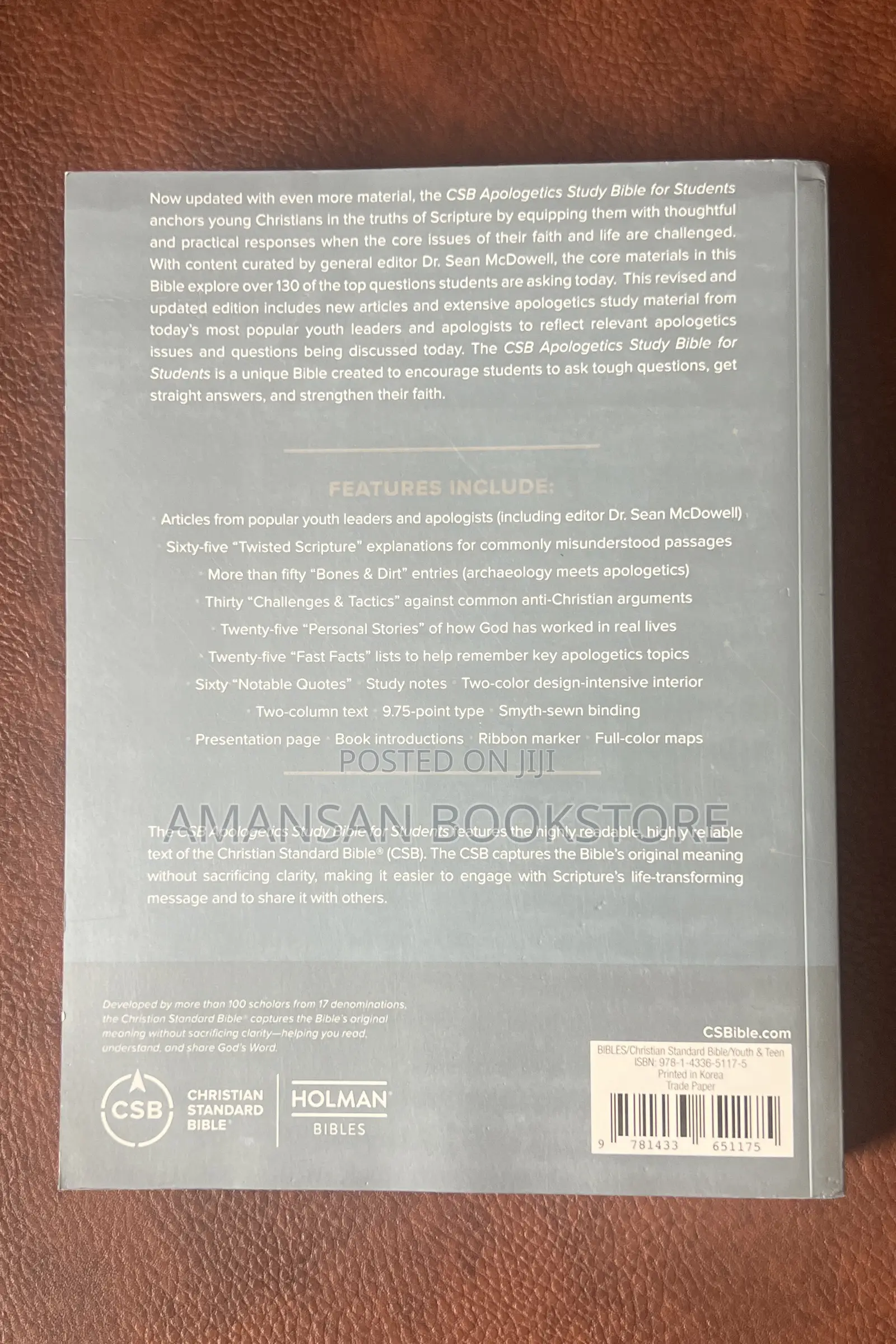 Apologetics Study Bible for Students CSB