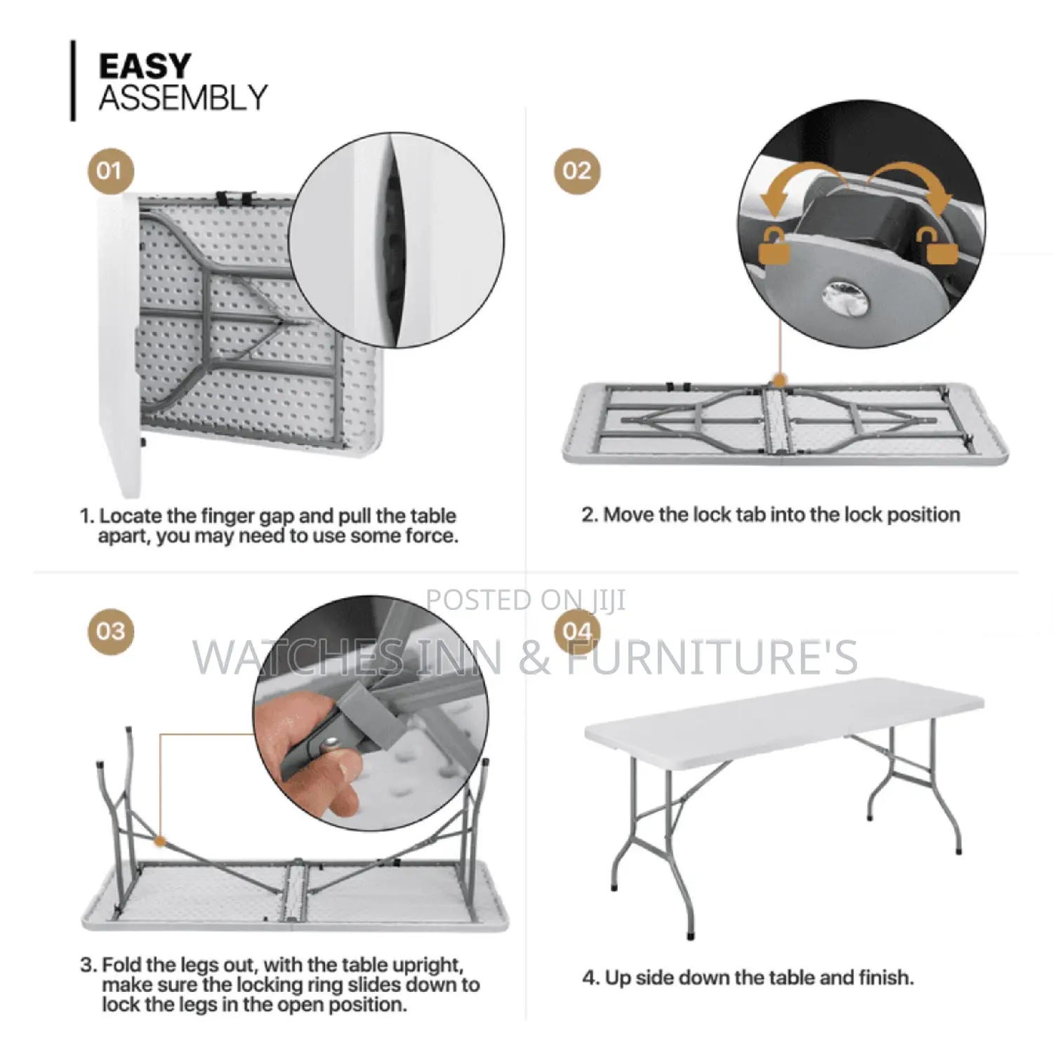 10 Seater Foldable Event Table