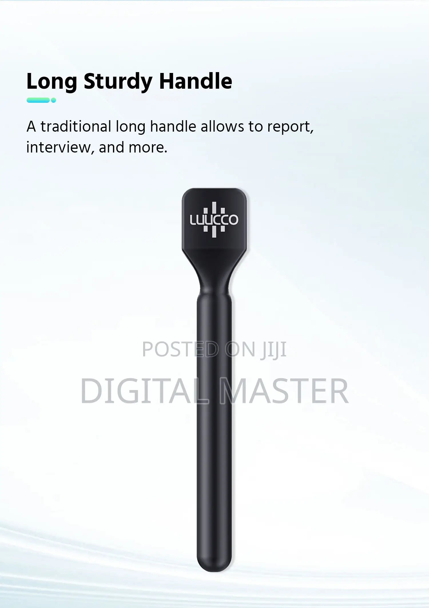 Luucco Wirefree Mini Wireless Microphone Handheld Adapter