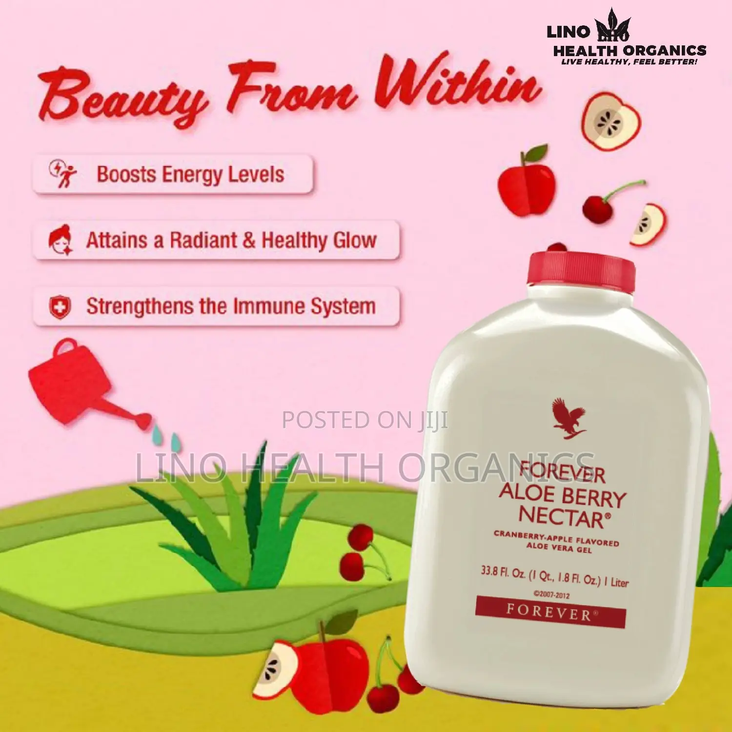 Certified Aloe Vera, Cranberry Apple Drink Forever Living