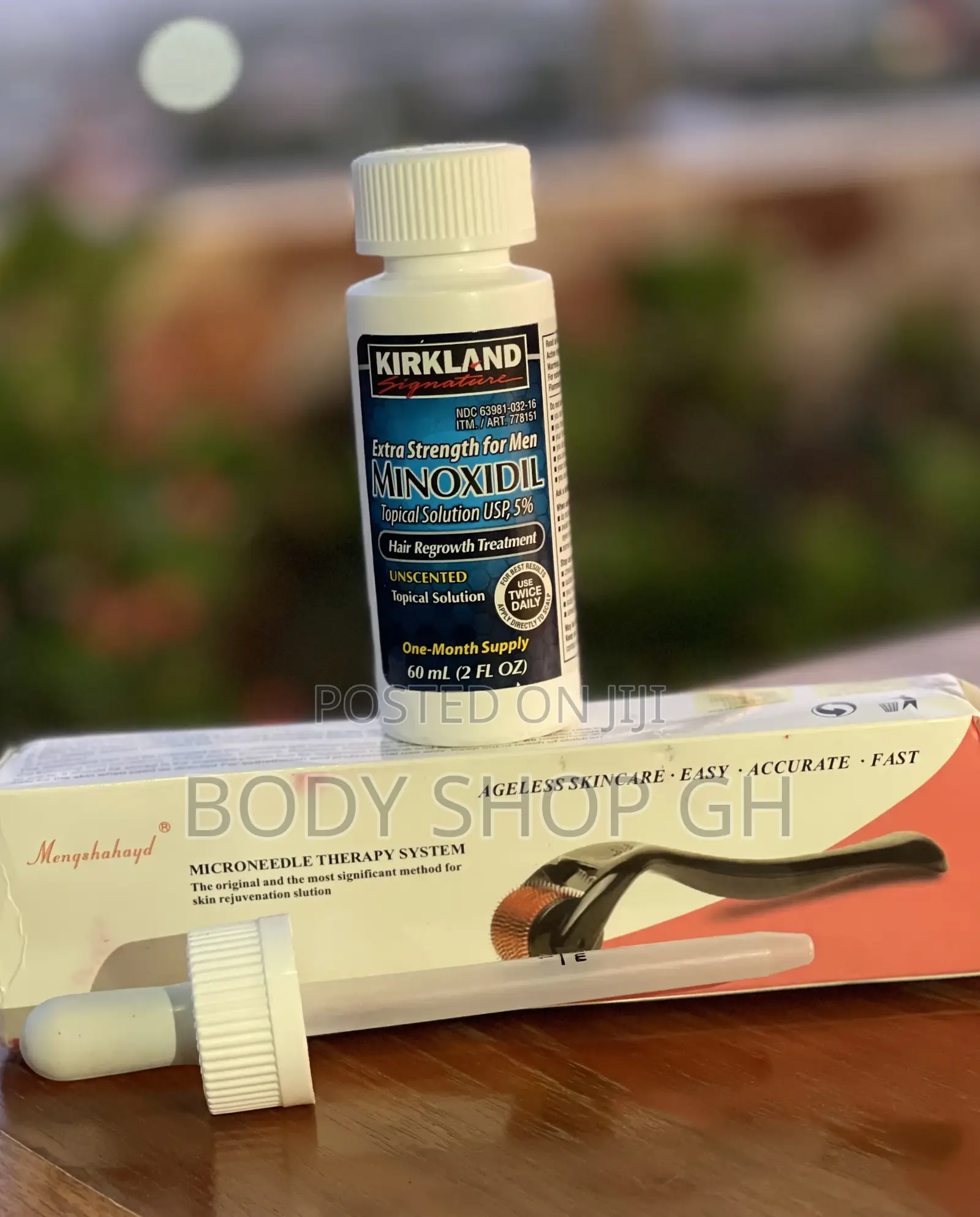 Kirkland + Derma Roller Beard Growth Pack