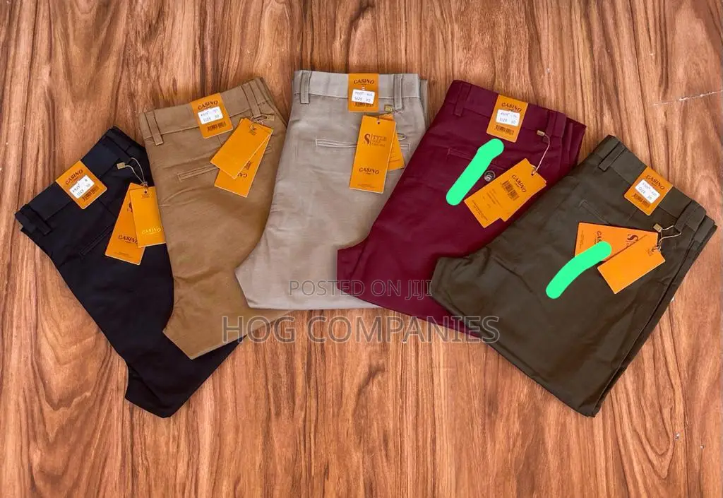 Classy Khaki Trousers Pants - Fast Delivery in 2 Hours
