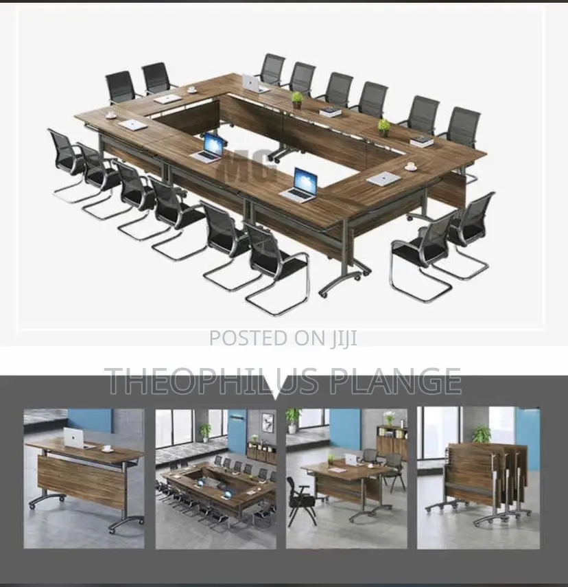 Office Student Conference Movable Computer Table