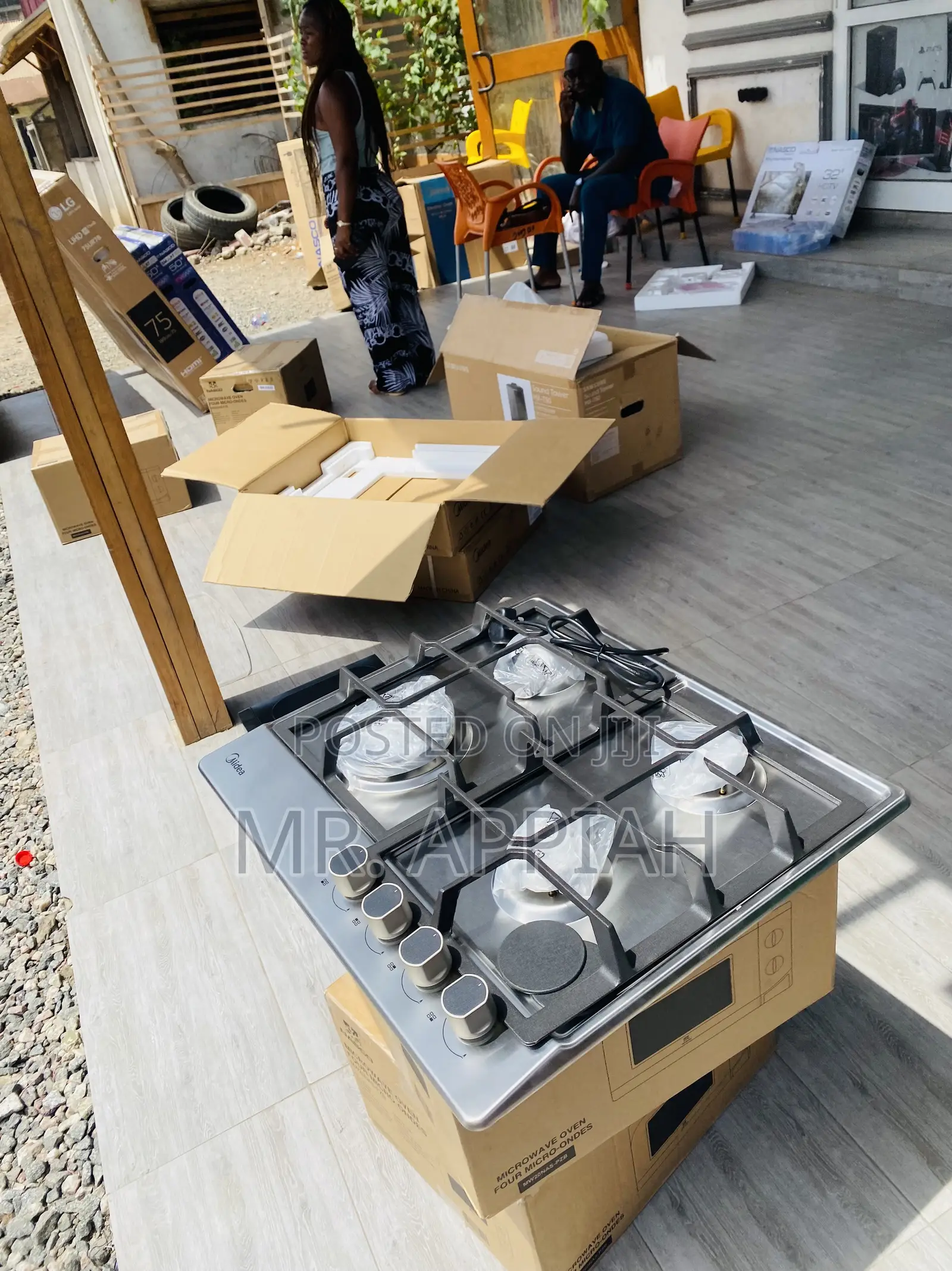 60x51cm Midea 60G40ME 4 Gas Burner(Gray).