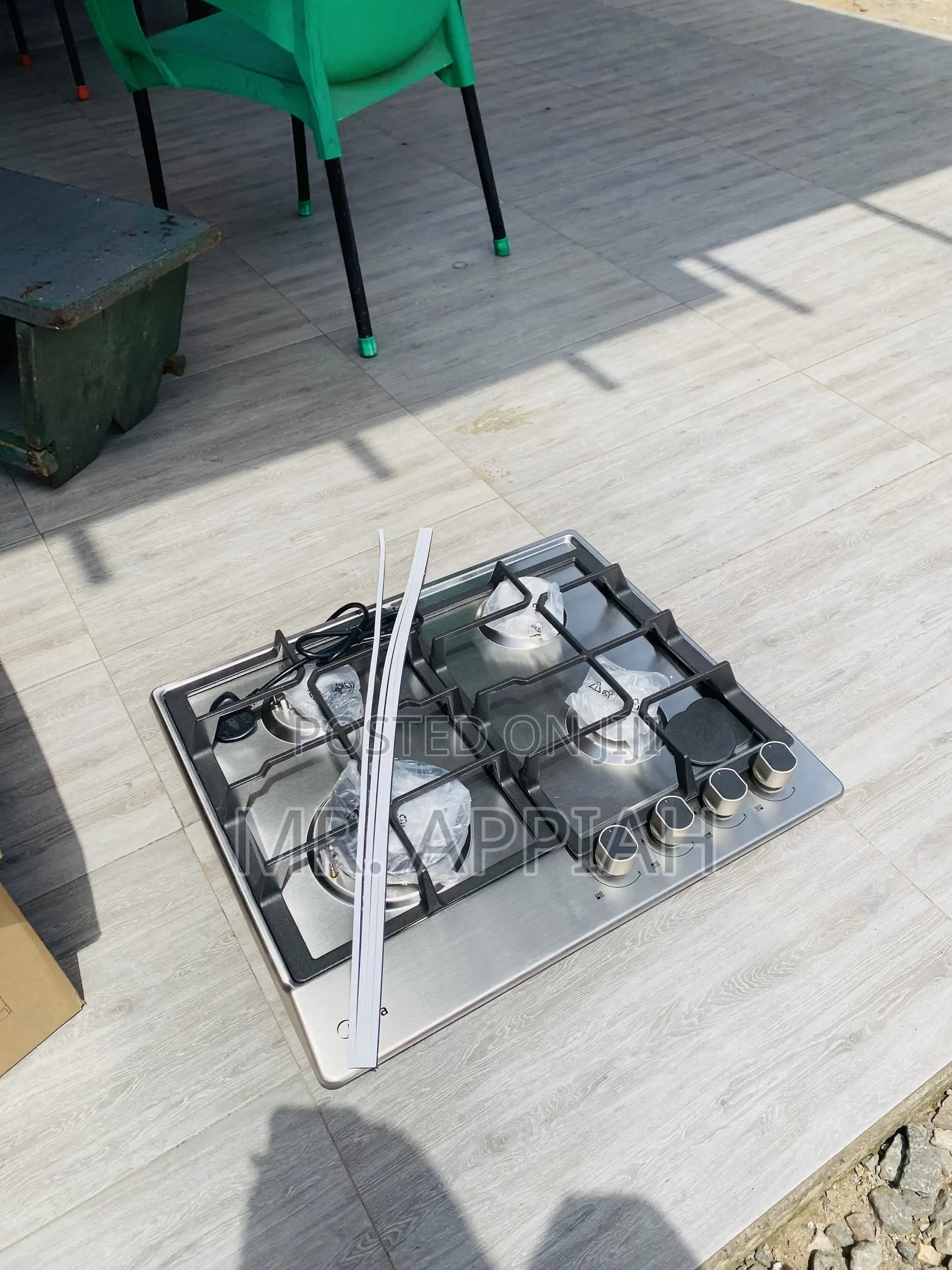 Original Midea 60G40ME Gas Hob 4 Gas Stove(Silver).
