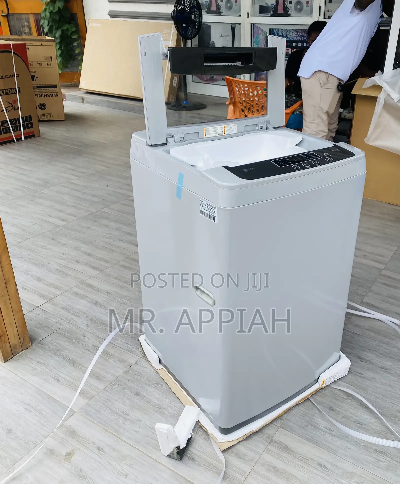 Original LG T9585NDHVH 9kg Top Load Washing Machine(Gray)
