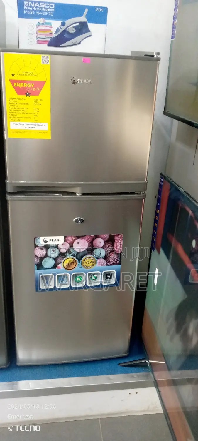 Pearl 108 Littres Double Door Fridge
