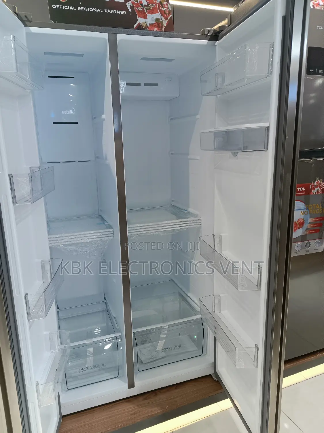 Tcl 550liter Side By Side Refrigerators Water Dispenser