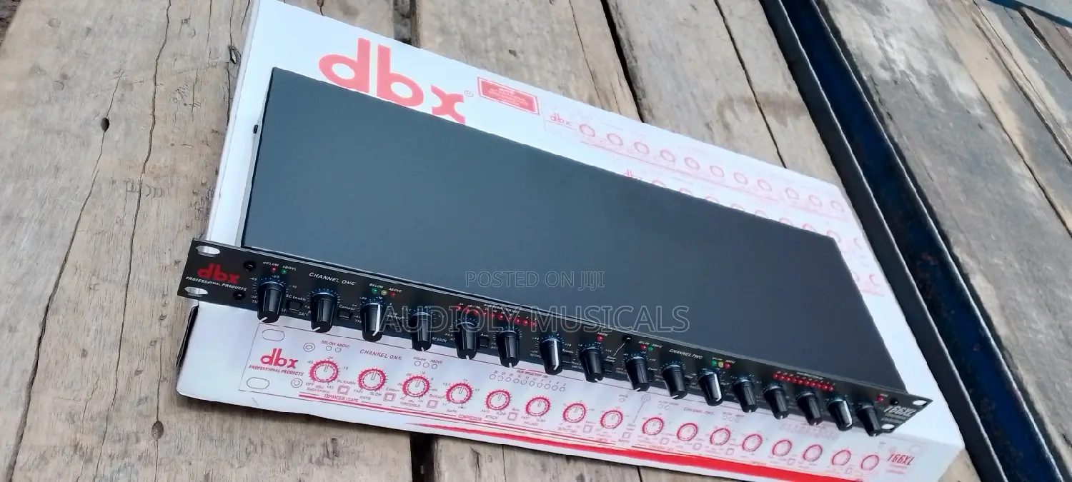 DBX 166XL -Dual Mono/Stereo Compressor/Limiter W Noise Gate